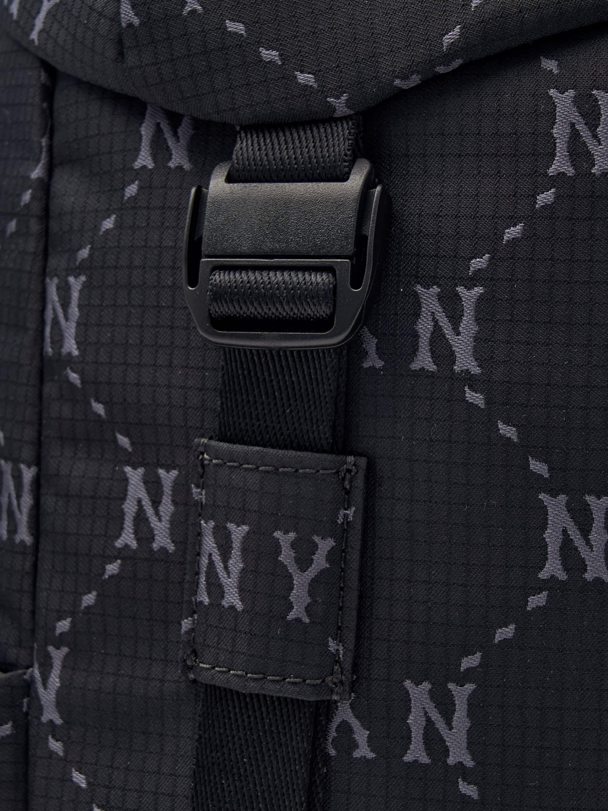 Ba lô MLB Diamond Monogram Sportive Backpack New York Yankees Black 3ABKM035N-50BKS 4