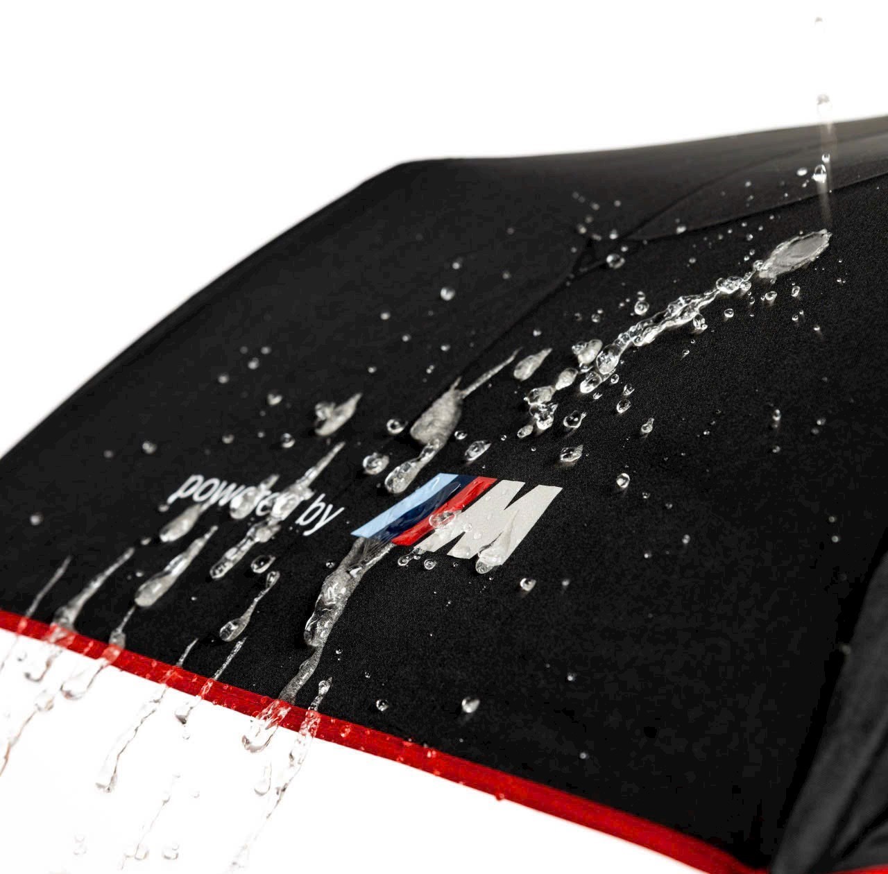 Ô BMW Motorsport Umbrella Black Compact Folding Automatic 5