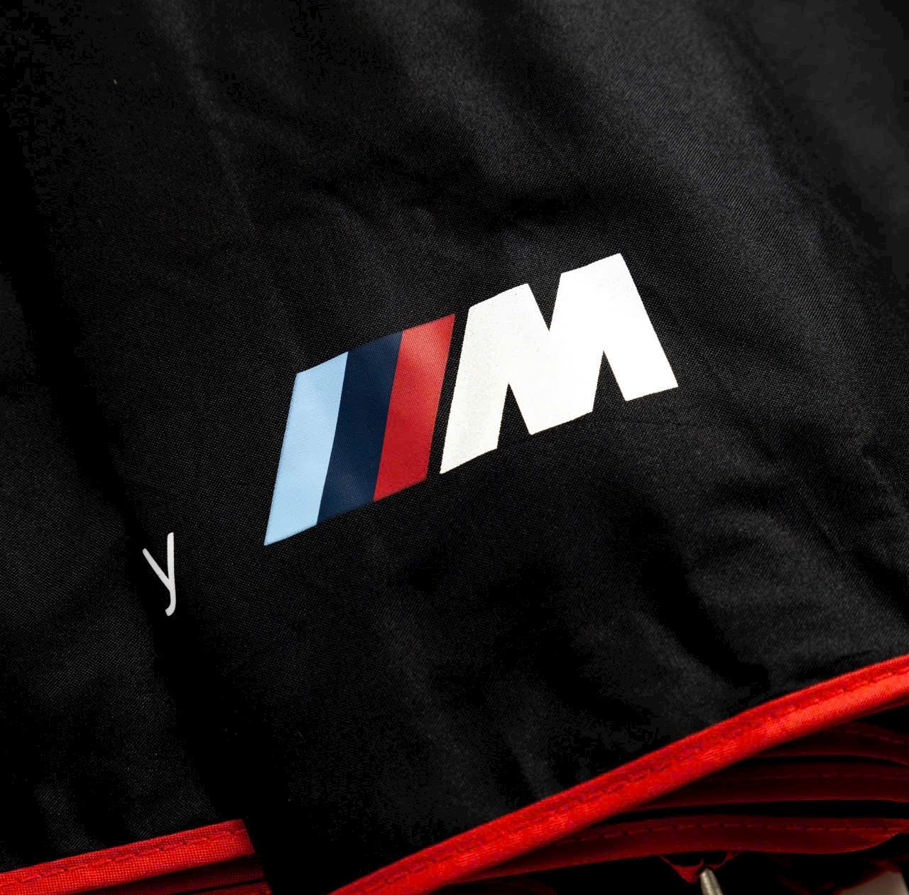 Ô BMW Motorsport Umbrella Black Compact Folding Automatic 8