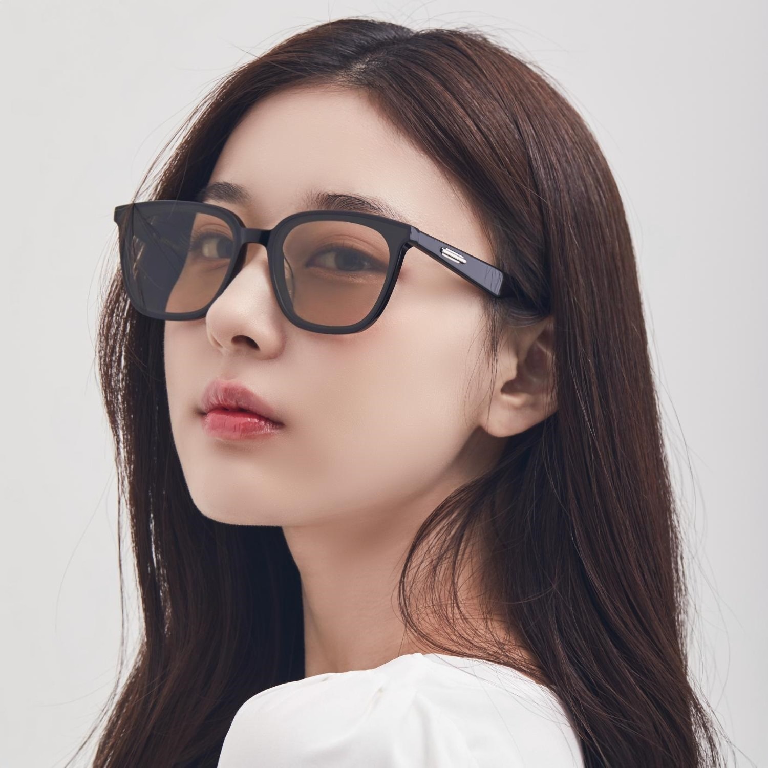 Mắt kính unisex GM Gentle Monster Lilit 01 BR Square Acetate Flatbar Frame 16
