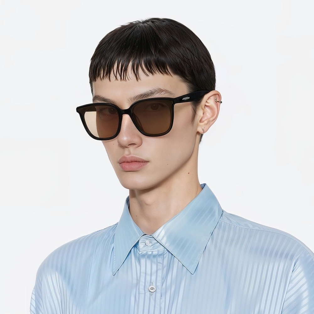 Mắt kính unisex GM Gentle Monster Lilit 01 BR Square Acetate Flatbar Frame 17
