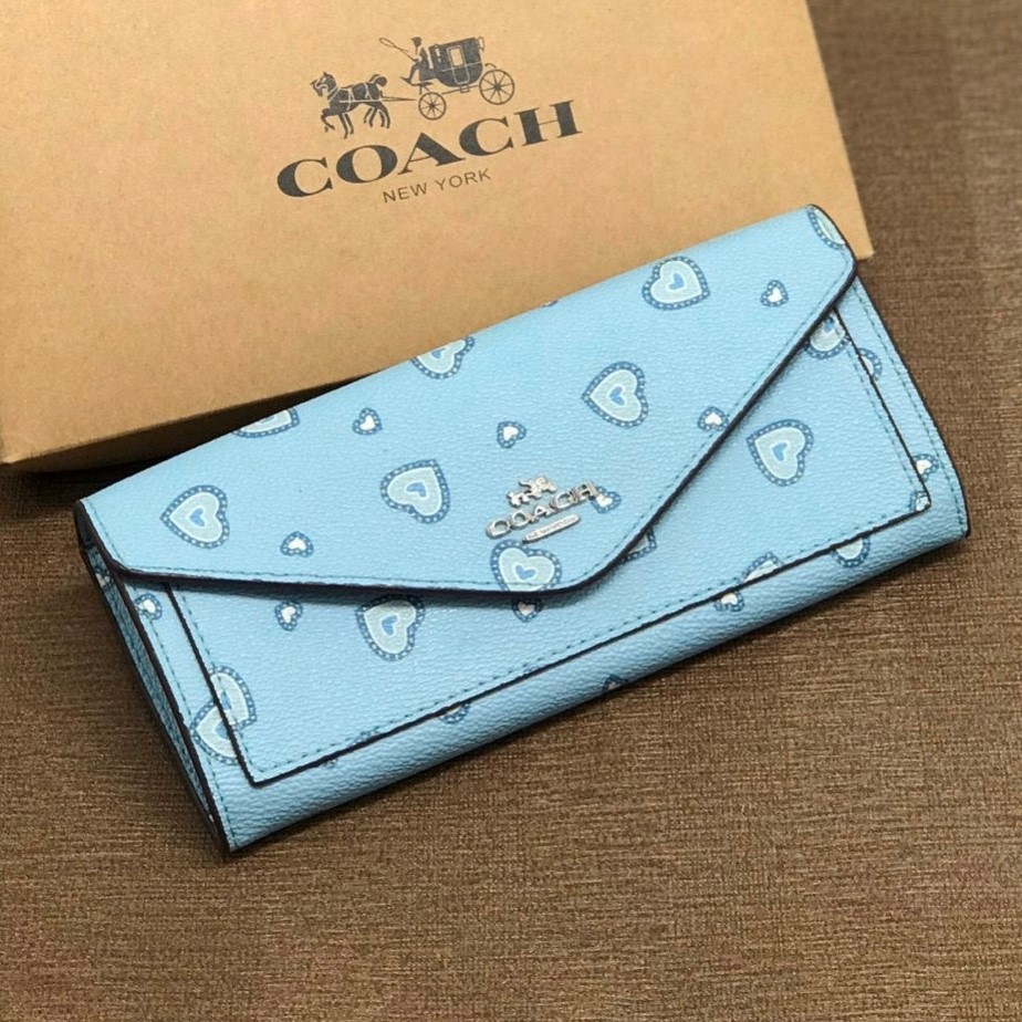 VÍ NỮ DÀI COACH TRÁI TIM CAO CẤP | COACH NEW YORK WALLET 8