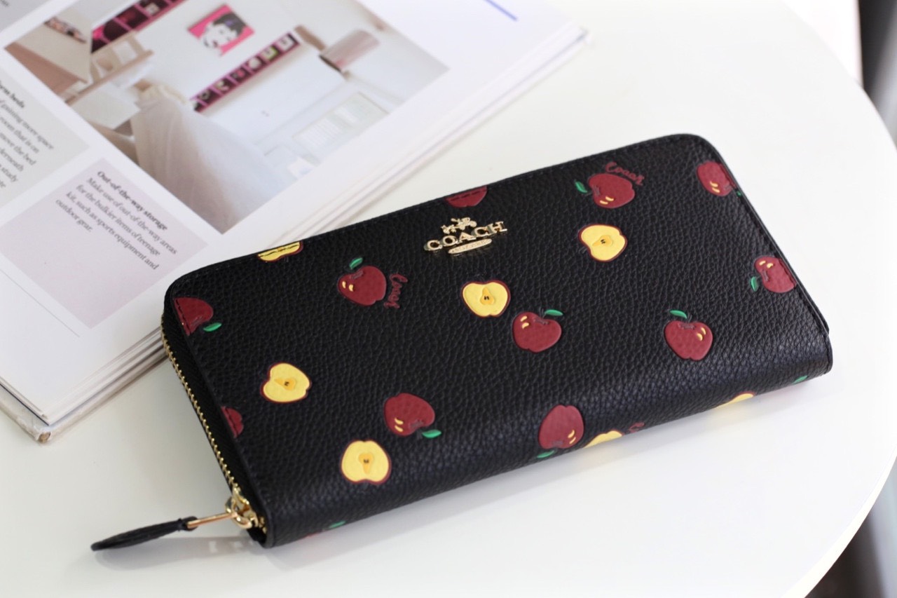 VÍ NỮ DÀI COACH TRÁI TÁO | BÓP CẦM TAY COACH NEW YORK CAO CẤP 1