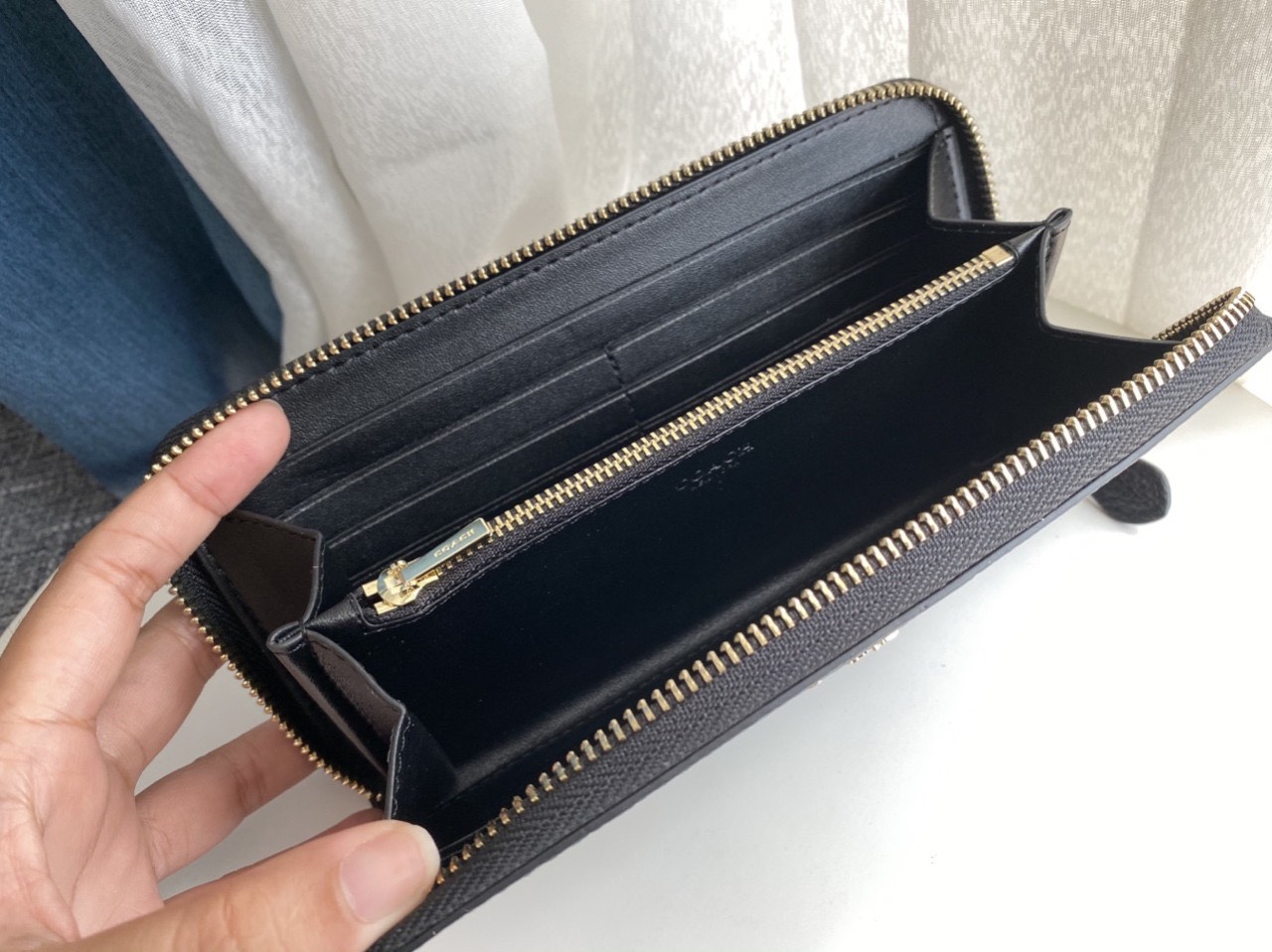 VÍ NỮ DÀI COACH TRÁI TÁO | BÓP CẦM TAY COACH NEW YORK CAO CẤP 3