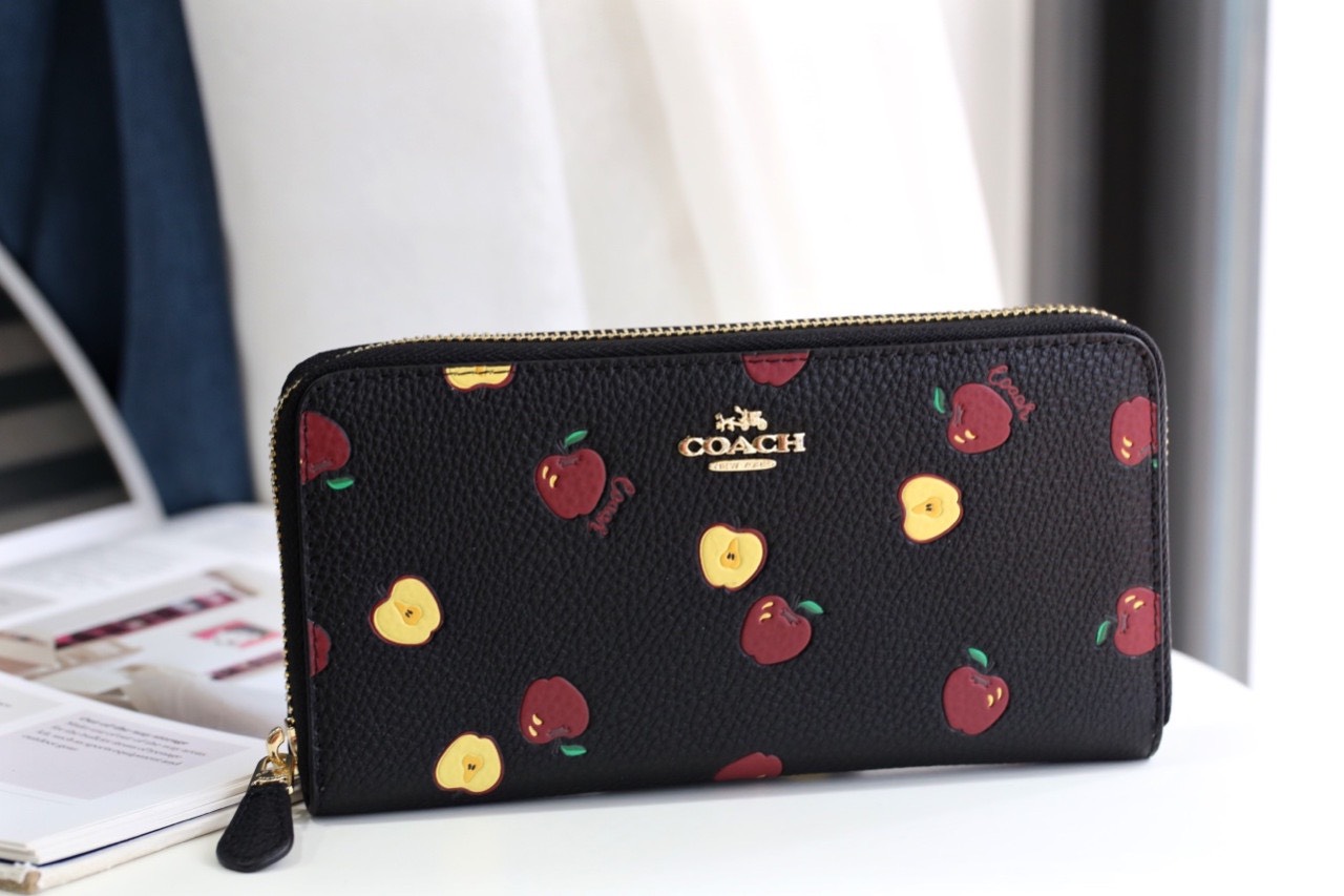 VÍ NỮ DÀI COACH TRÁI TÁO | BÓP CẦM TAY COACH NEW YORK CAO CẤP 7