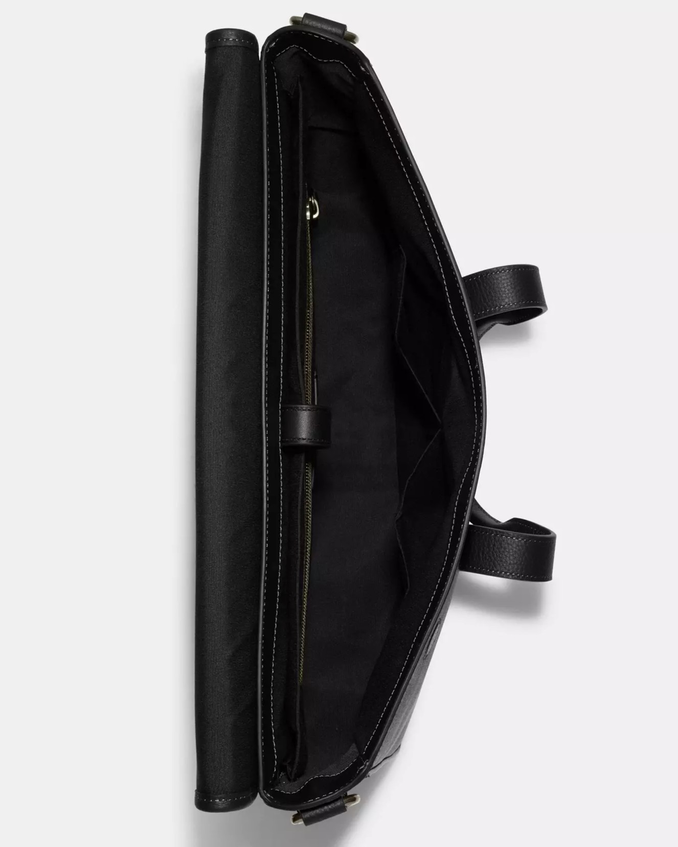 Cặp xách văn phòng laptop Coach Sullivan Portfolio Brief In Signature Canvas Charcoal Black C9873 7