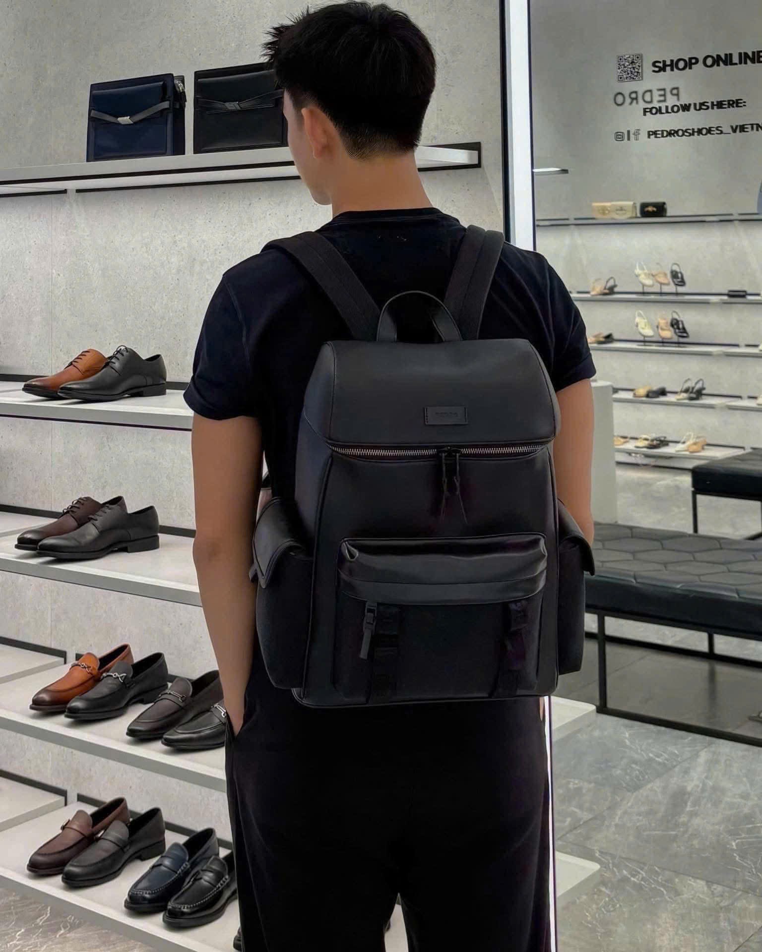 Ba lô Pedro Scout Backpack Black PM2-25210253 4