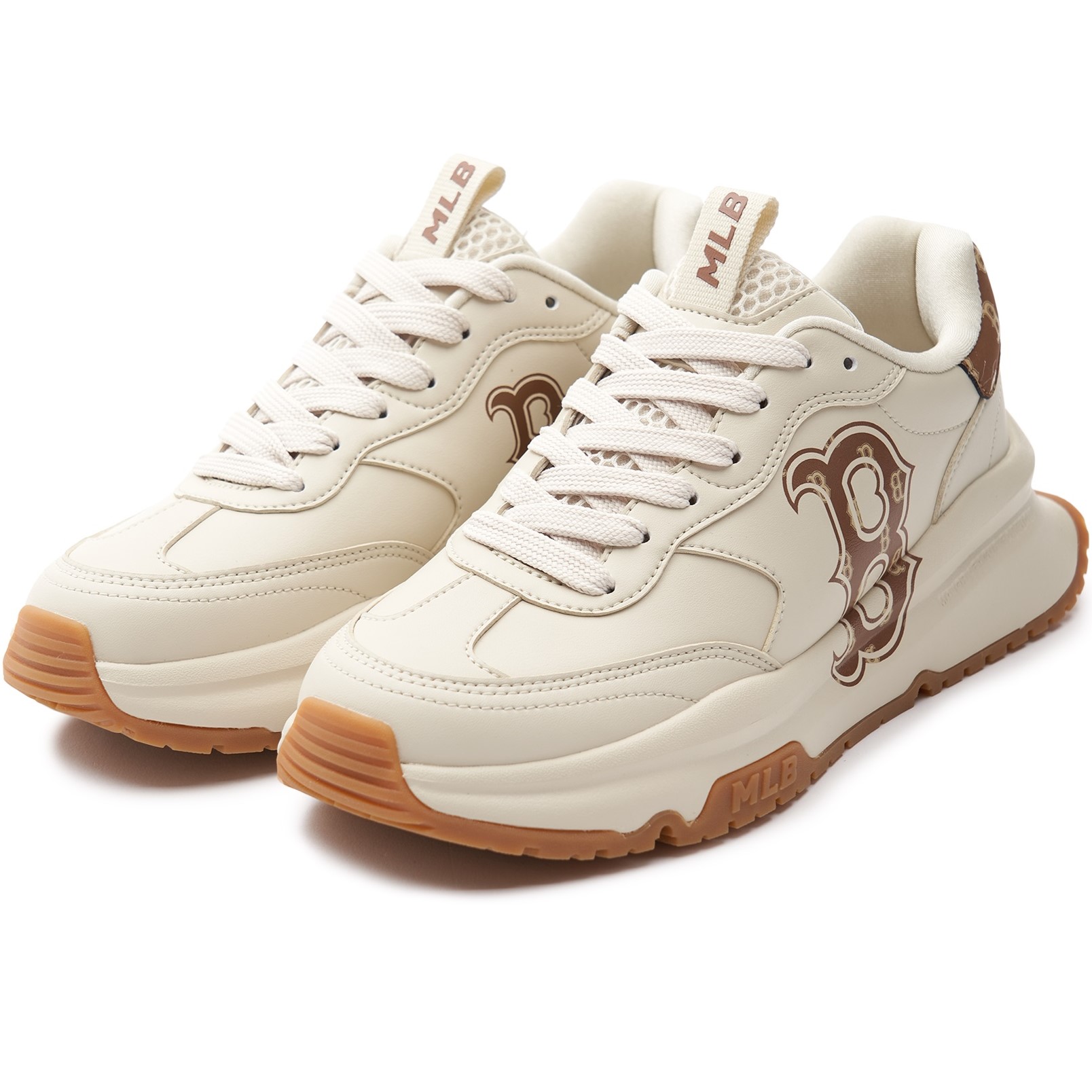 Giày thể thao MLB B Chunky Runner Classic Monogram Boston Red Sox White 3ASHCRM3N-43BRS 7