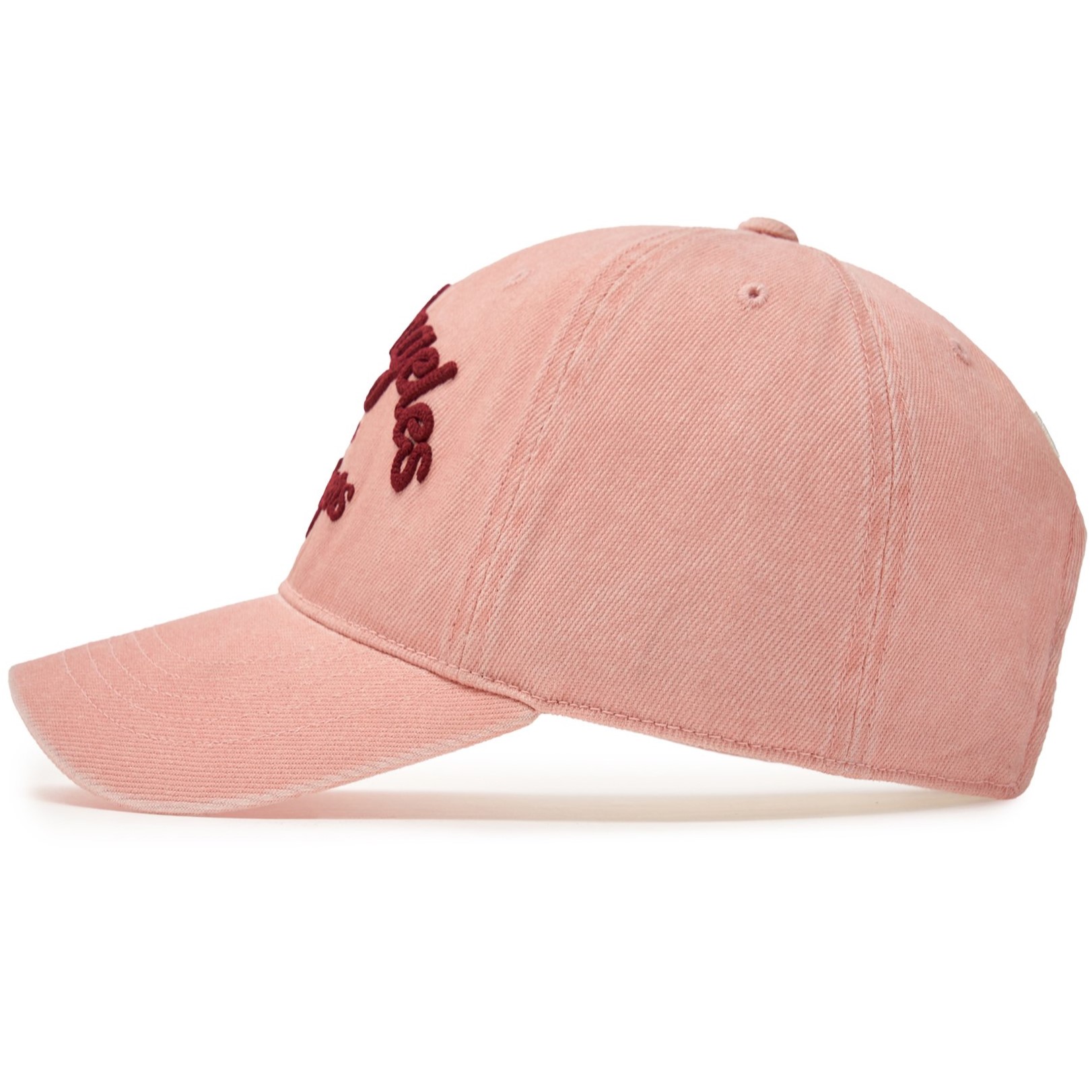 Mũ MLB Denim Varsity Cursive Los Angeles Dodgers Pink Ball Cap 3ACPDS14N-07PKM 12