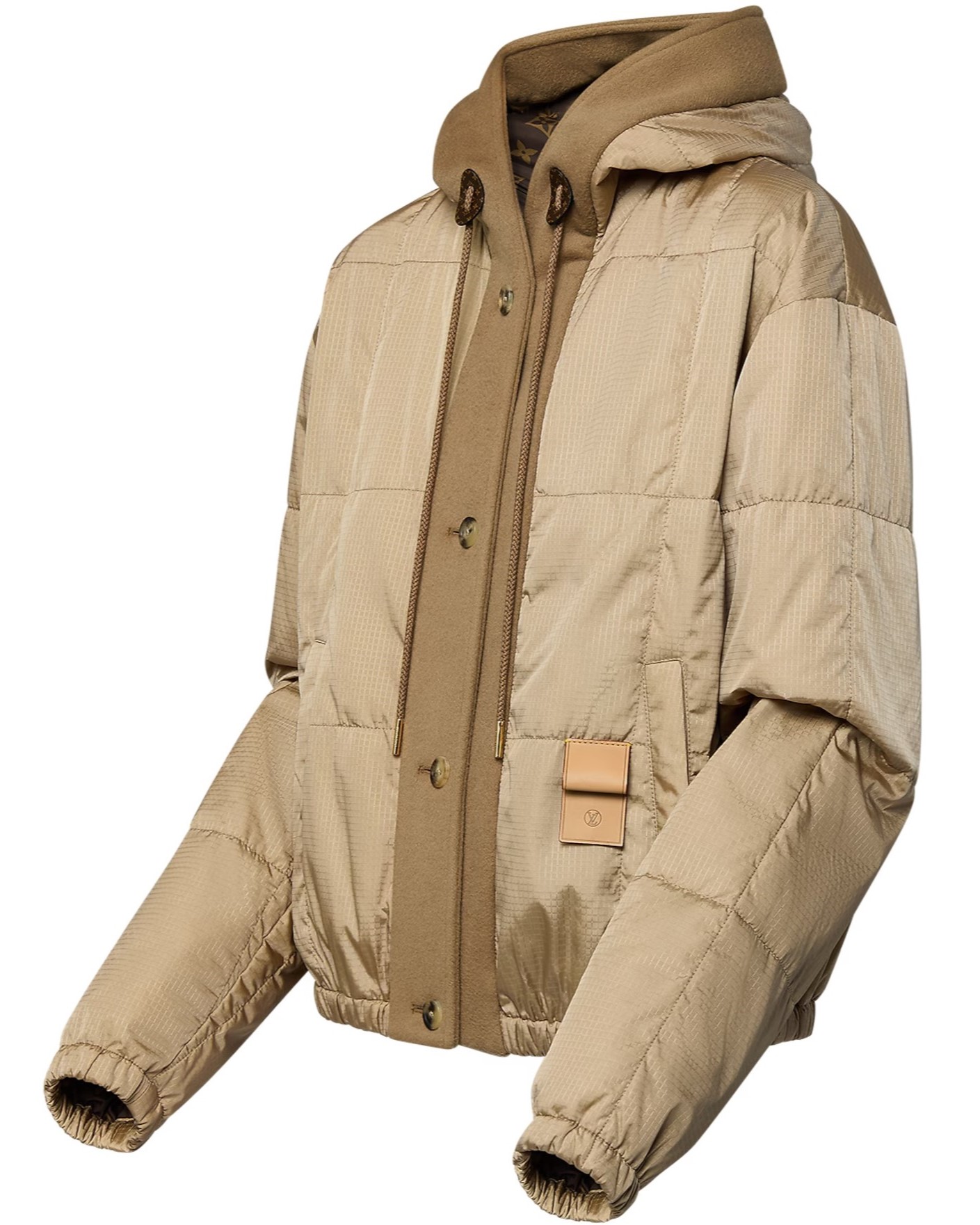 Áo khoác nữ có nón Louis Vuitton Hooded Quilted Ripstop Jacket 14