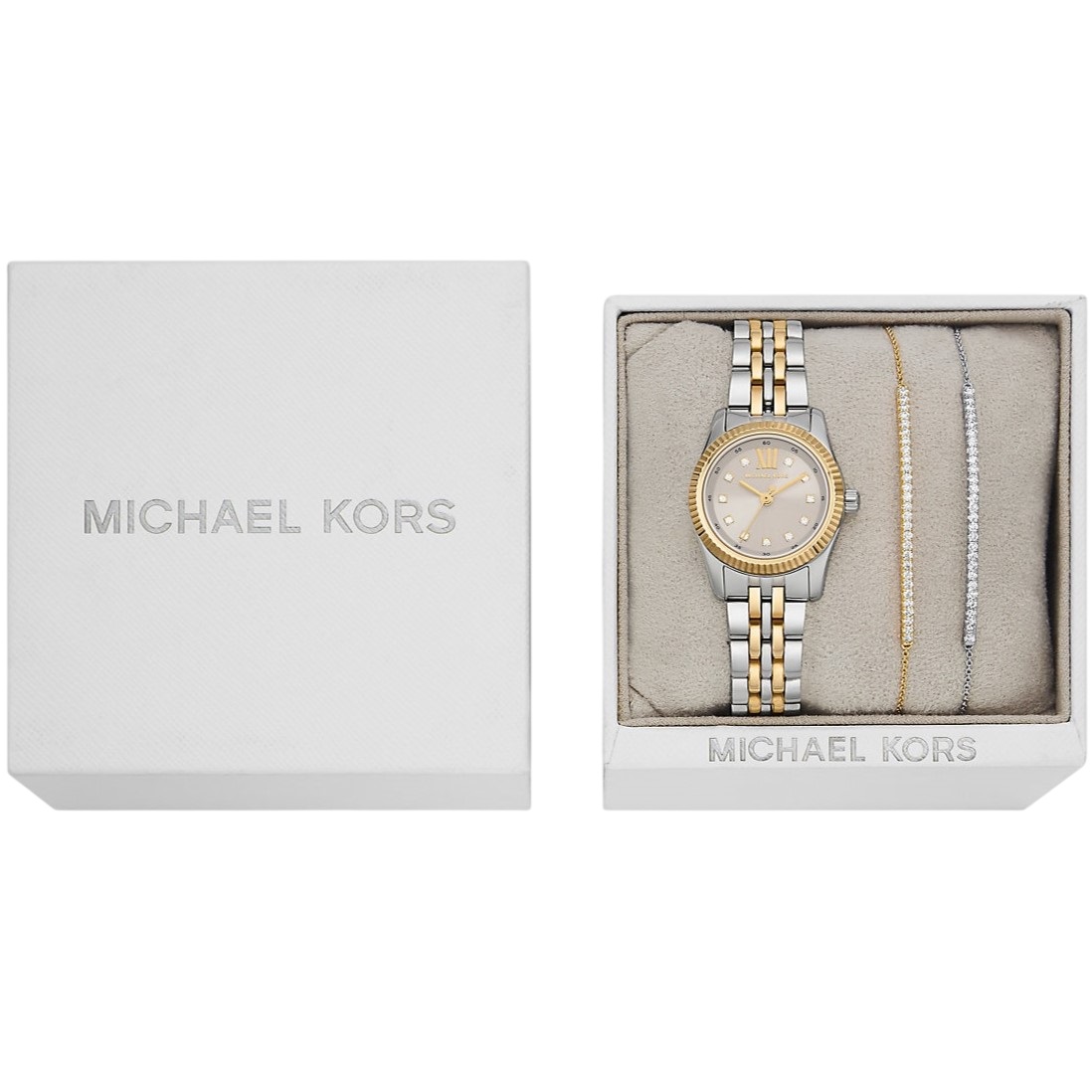 Đồng hồ đeo tay MK nữ Michael Kors Lexington Pavé Two-Tone Watch MK4815 5