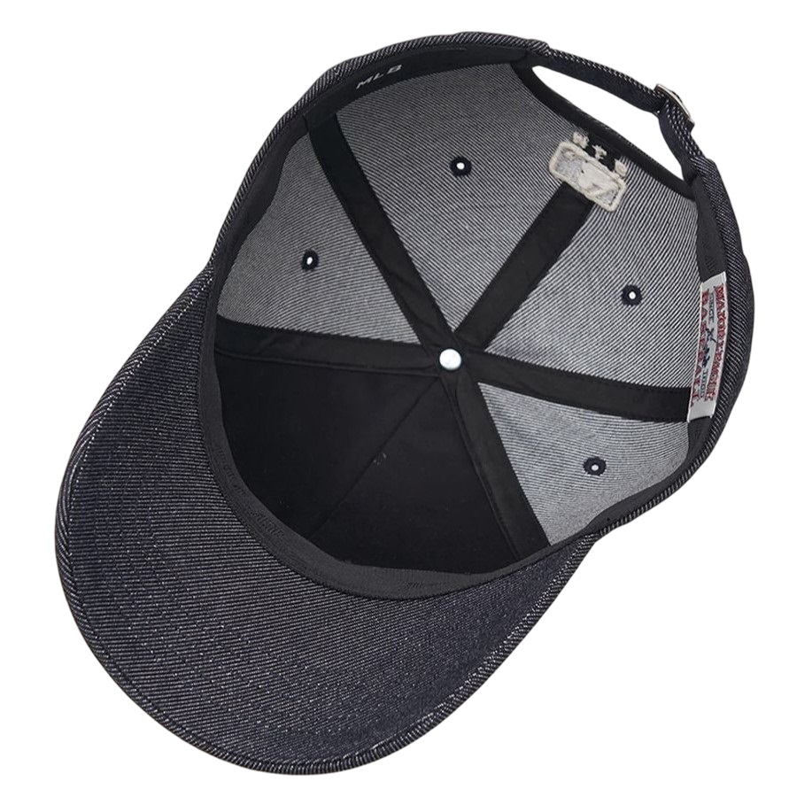 Nón kết MLB Denim Adjustable Soft Top Baseball Cap New York Yankees 3ACPQM04N-50NYD 11