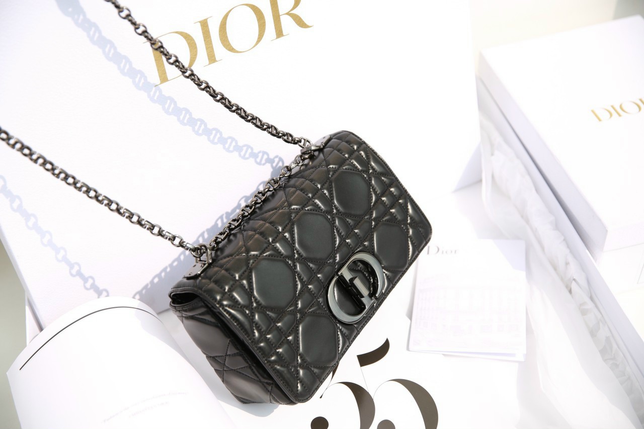 Túi xách Dior caro bag siêu cấp da bê màu trắng size 19cm  Túi xách cao  cấp những mẫu túi siêu cấp like authentic cực đẹp