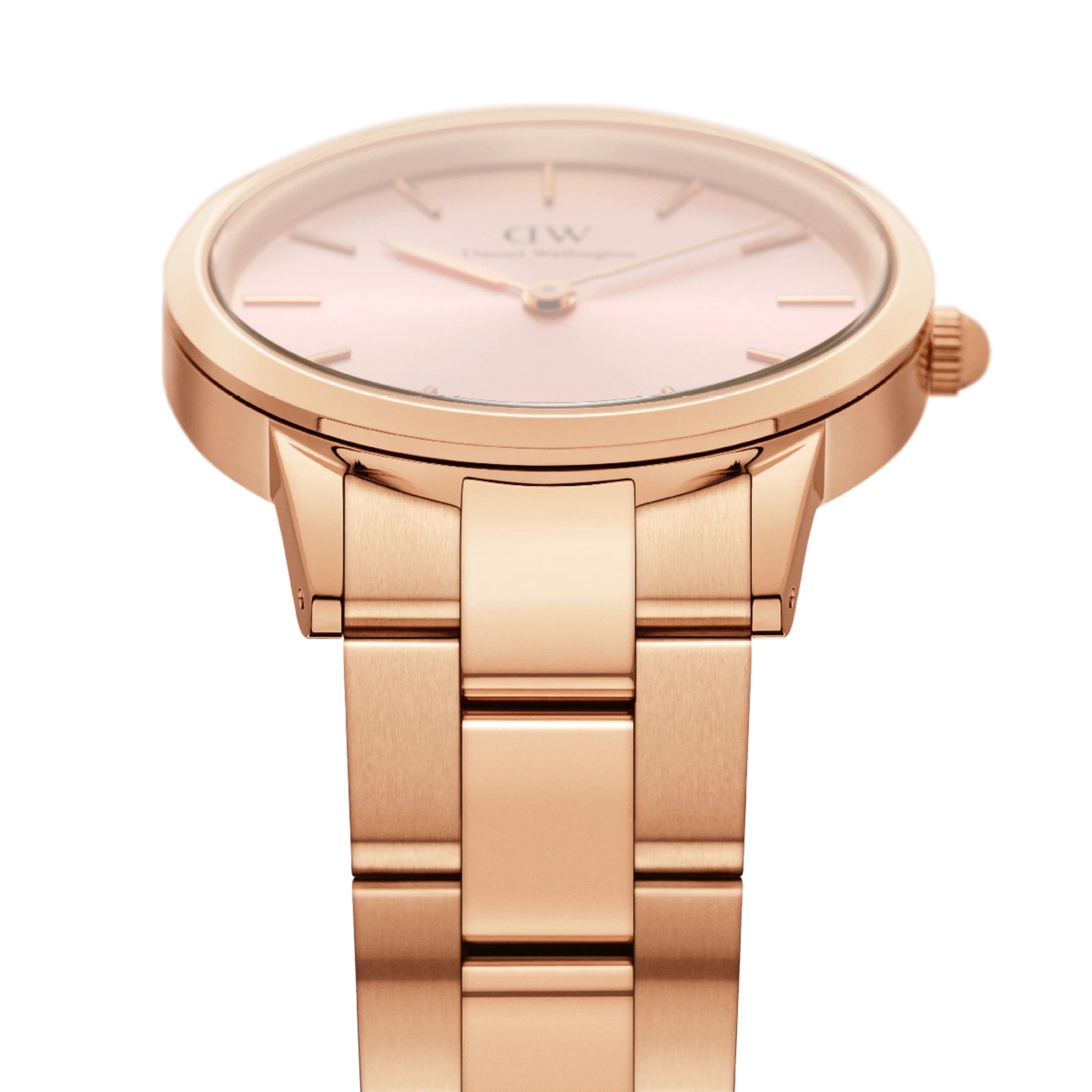 Đồng hồ đeo tay nữ Daniel Wellington Iconic Link Melrose Light Pink Dial Watch DW00100369 11