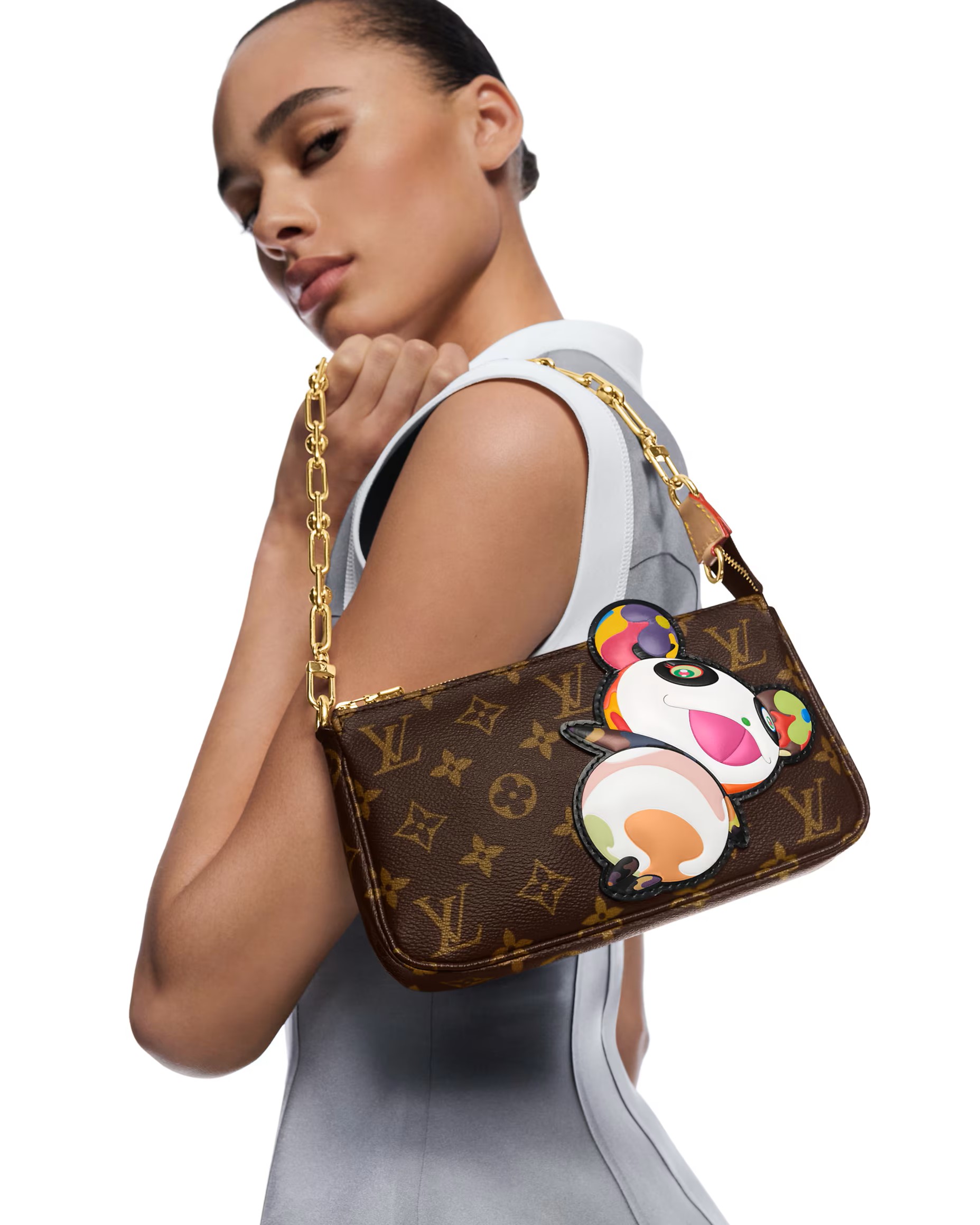Túi đeo vai LV nữ Louis Vuitton Pochette Accessoires LV x TM Monogram Canvas M13440 1
