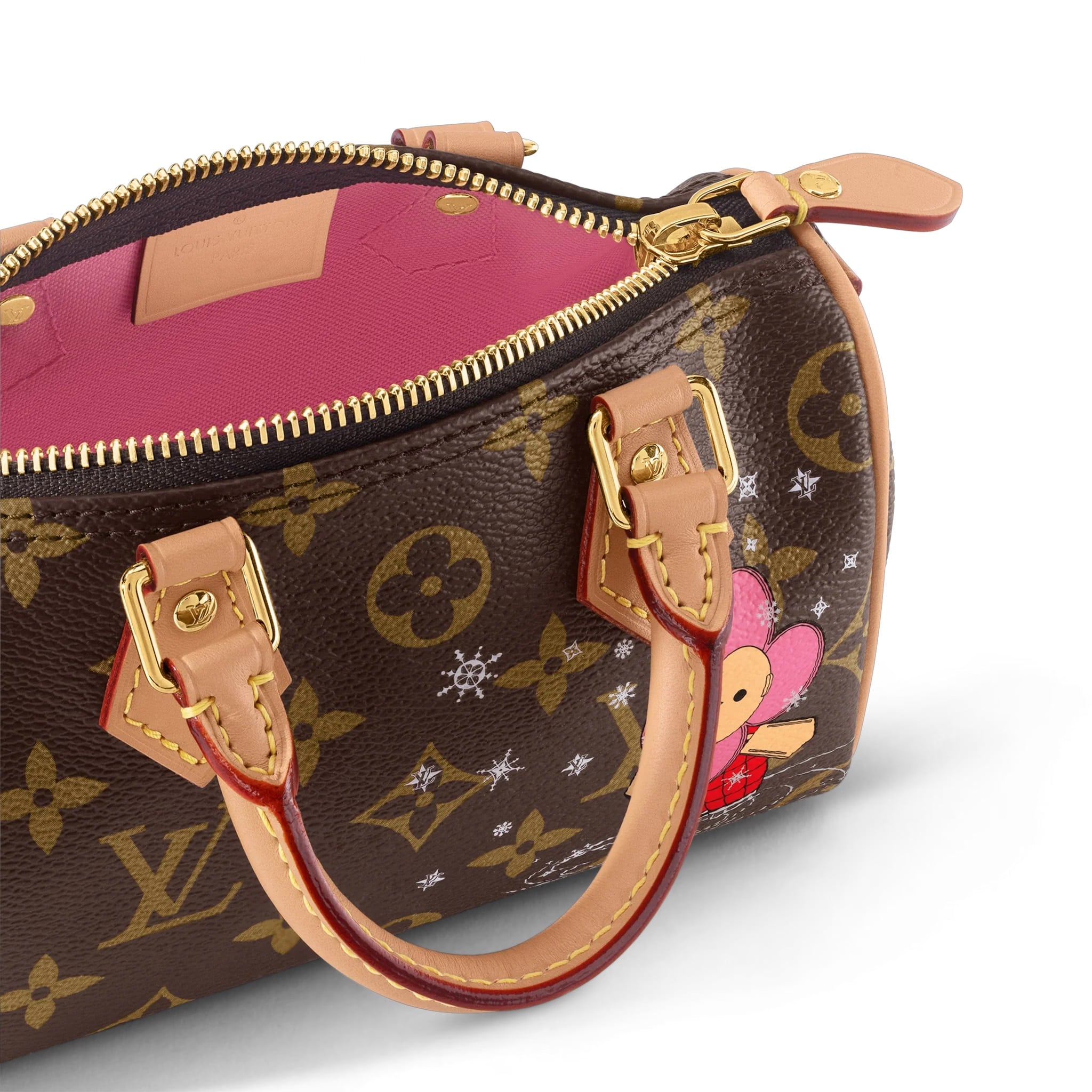 Túi đeo chéo trống LV Louis Vuitton Nano Speedy Monogram M82624 2