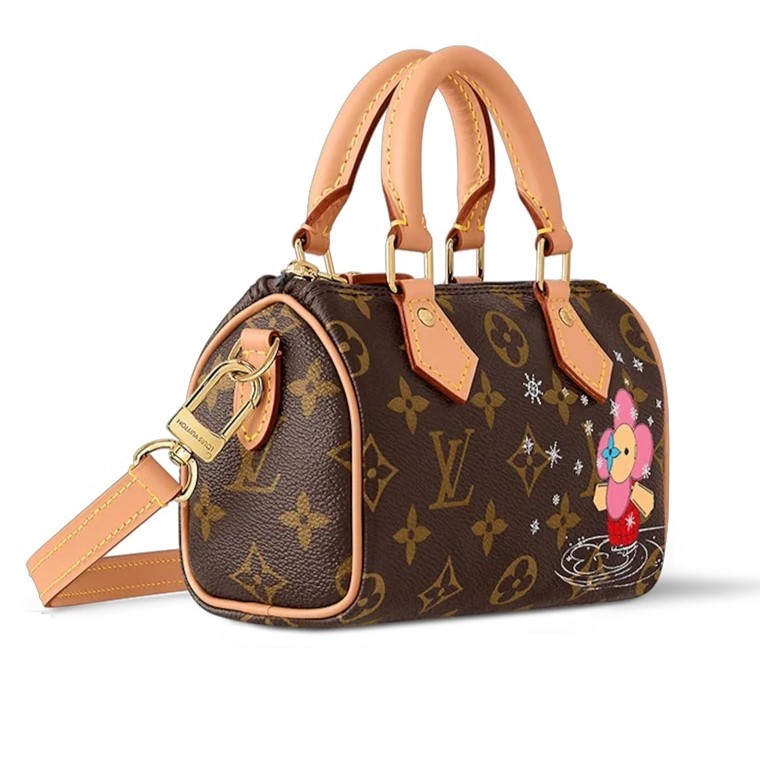 Túi đeo chéo trống LV Louis Vuitton Nano Speedy Monogram M82624 6