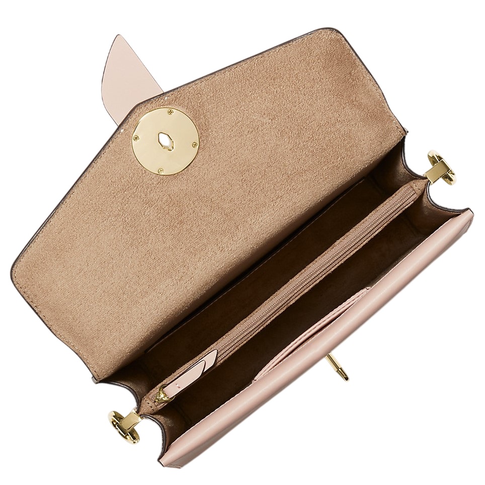 Túi đeo vai MK nữ Michael Kors Greenwich Medium Logo Shoulder Bag Vanilla Pink 30H1GGRL6B 2