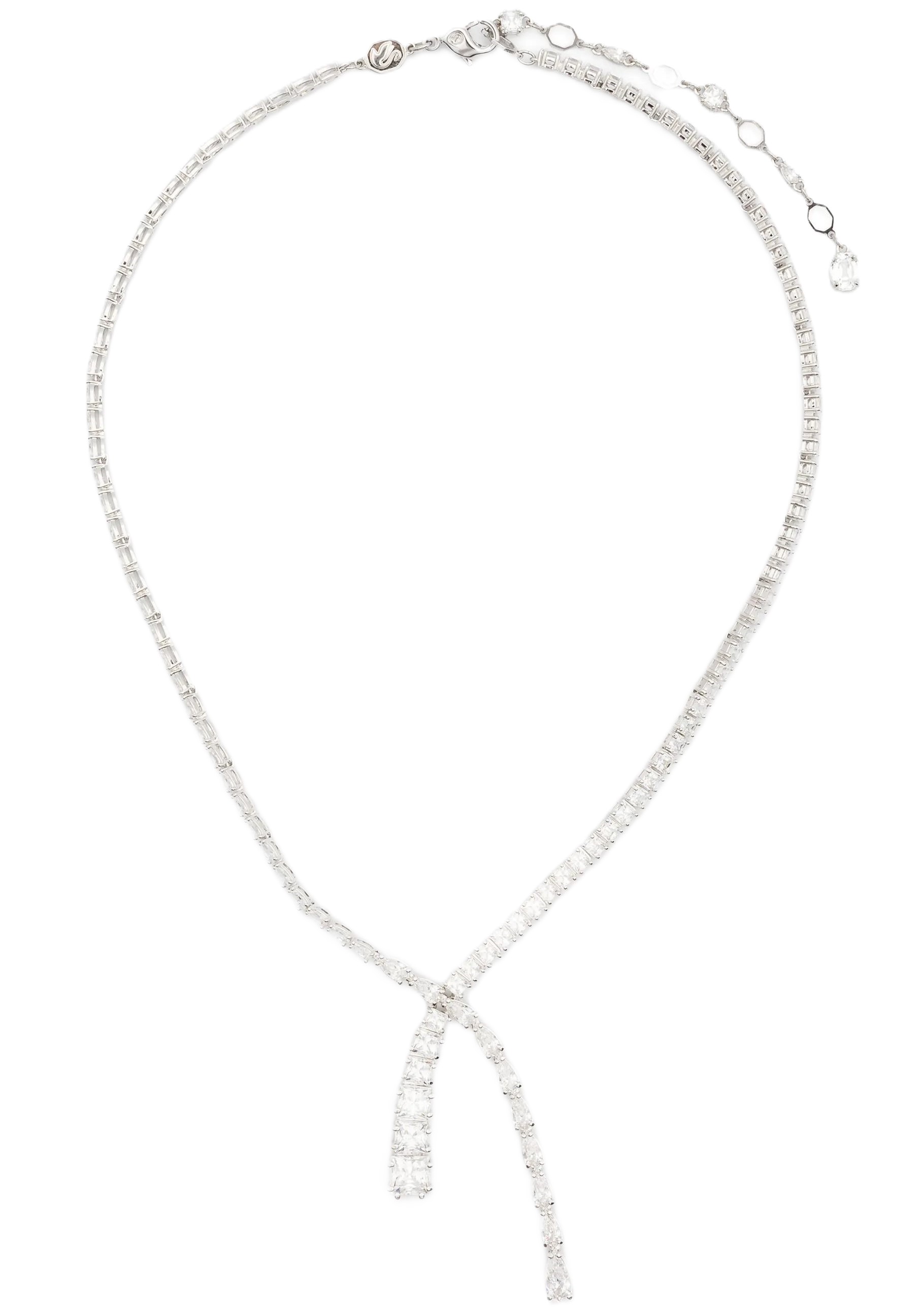 Dây chuyền Swarovski Mixed Cuts Matrix Y Necklace in Rhodium-plated Metal 5692533 3