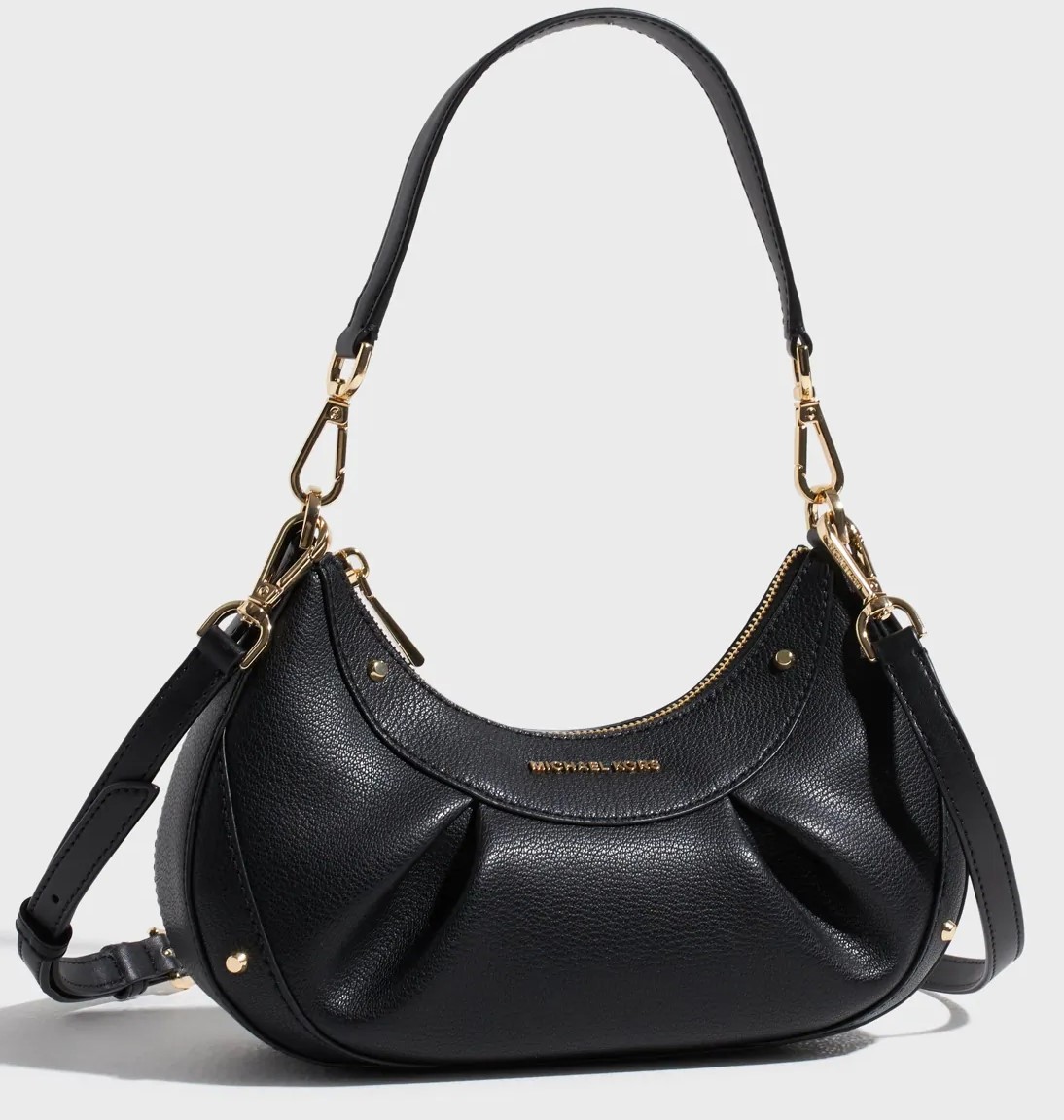 Túi đeo chéo MK nữ Michael Kors Enzo Small Convertible Pouchette Crossbody Bag Black 3