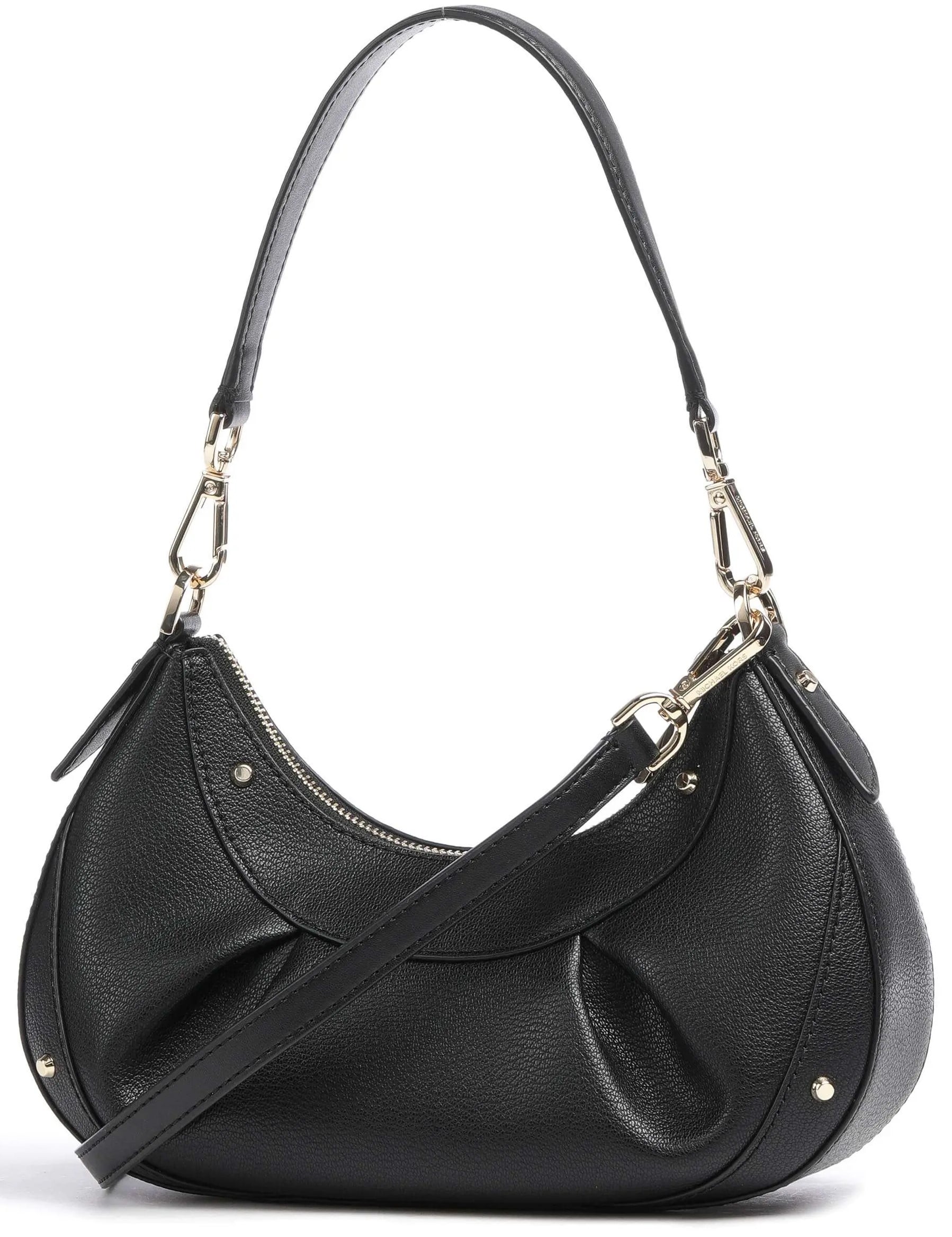 Túi đeo chéo MK nữ Michael Kors Enzo Small Convertible Pouchette Crossbody Bag Black 7