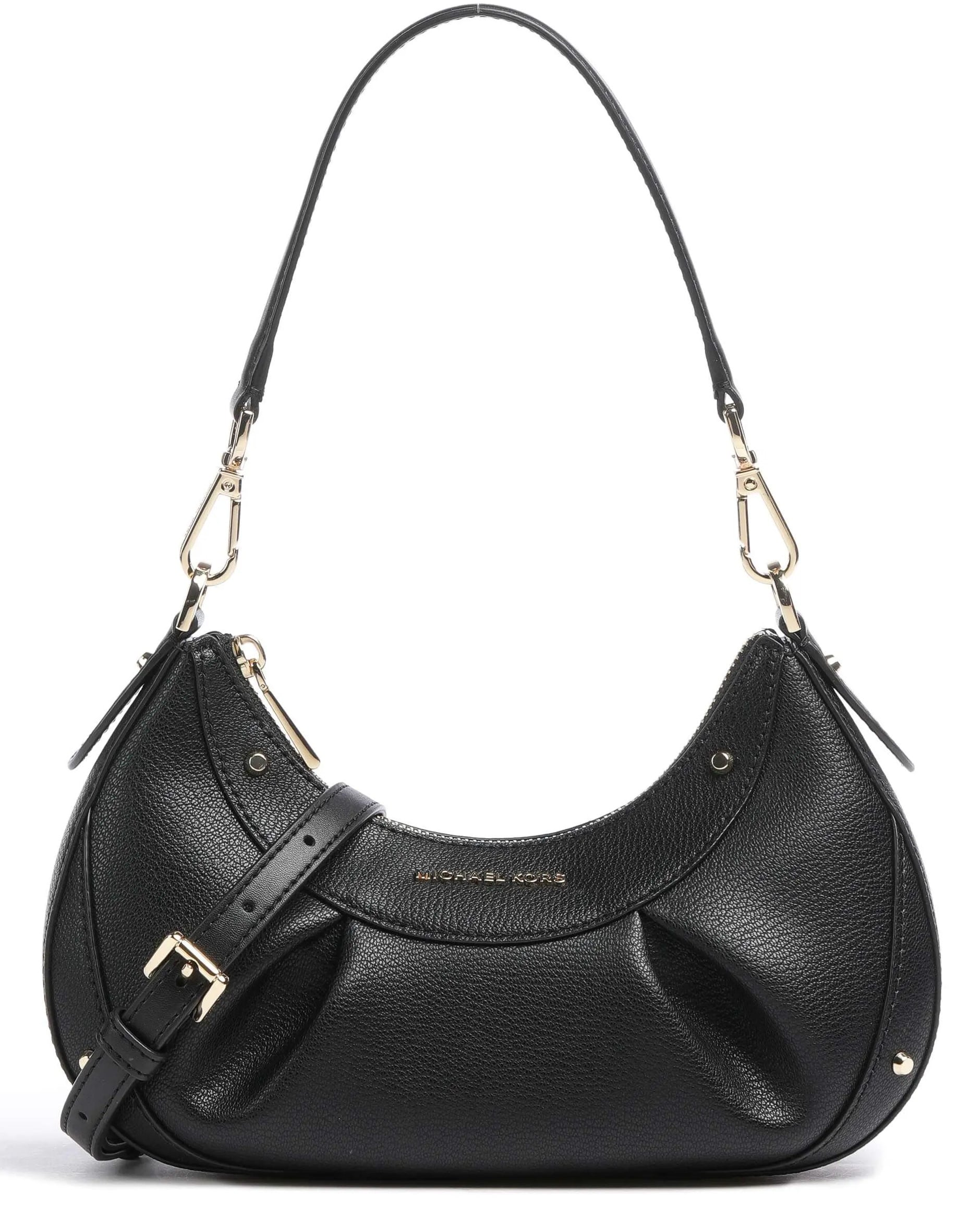 Túi đeo chéo MK nữ Michael Kors Enzo Small Convertible Pouchette Crossbody Bag Black 8