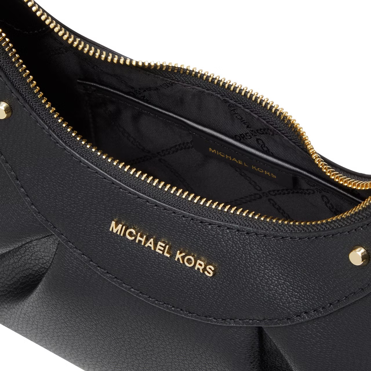 Túi đeo chéo MK nữ Michael Kors Enzo Small Convertible Pouchette Crossbody Bag Black 13