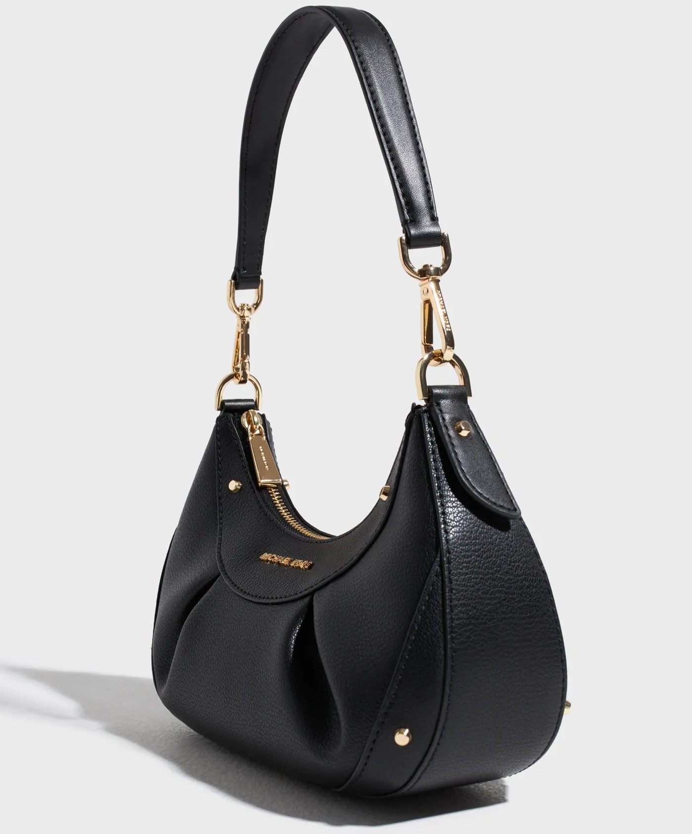 Túi đeo chéo MK nữ Michael Kors Enzo Small Convertible Pouchette Crossbody Bag Black 15