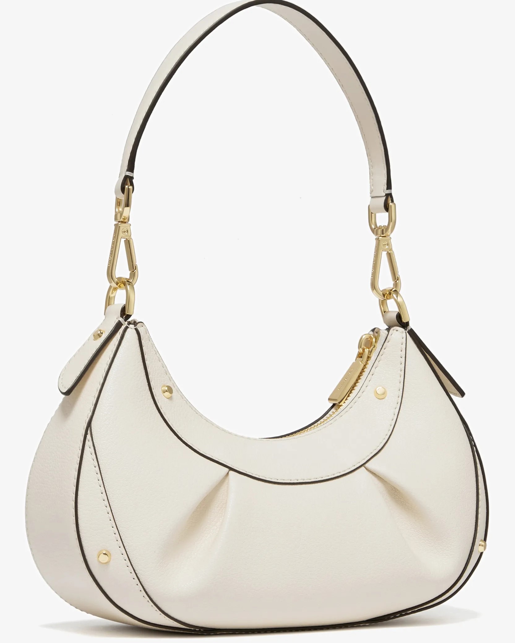 Túi đeo chéo MK nữ Michael Kors Enzo Small Convertible Pouchette Crossbody Bag Creamy White 6