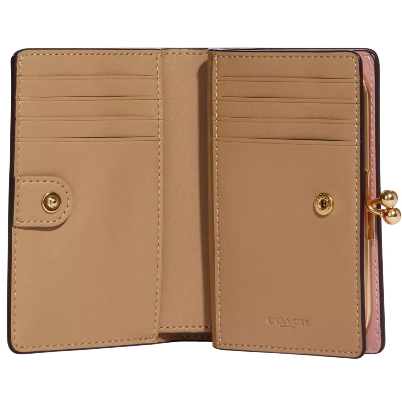 Ví nữ cầm tay Coach Kisslock Medium Wallet with Multi Floral Print C8737 2