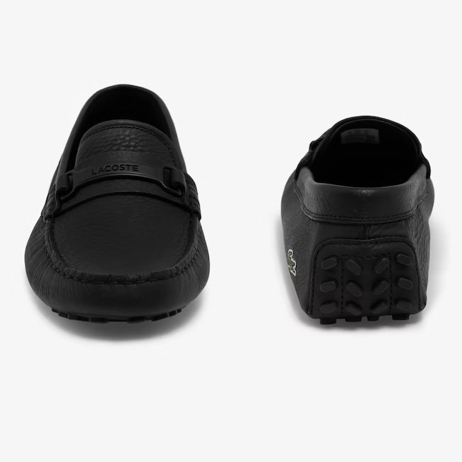 GIÀY TÂY LACOSTE ANSTED MEN’S LEATHER LOAFERS IN BLACK 2