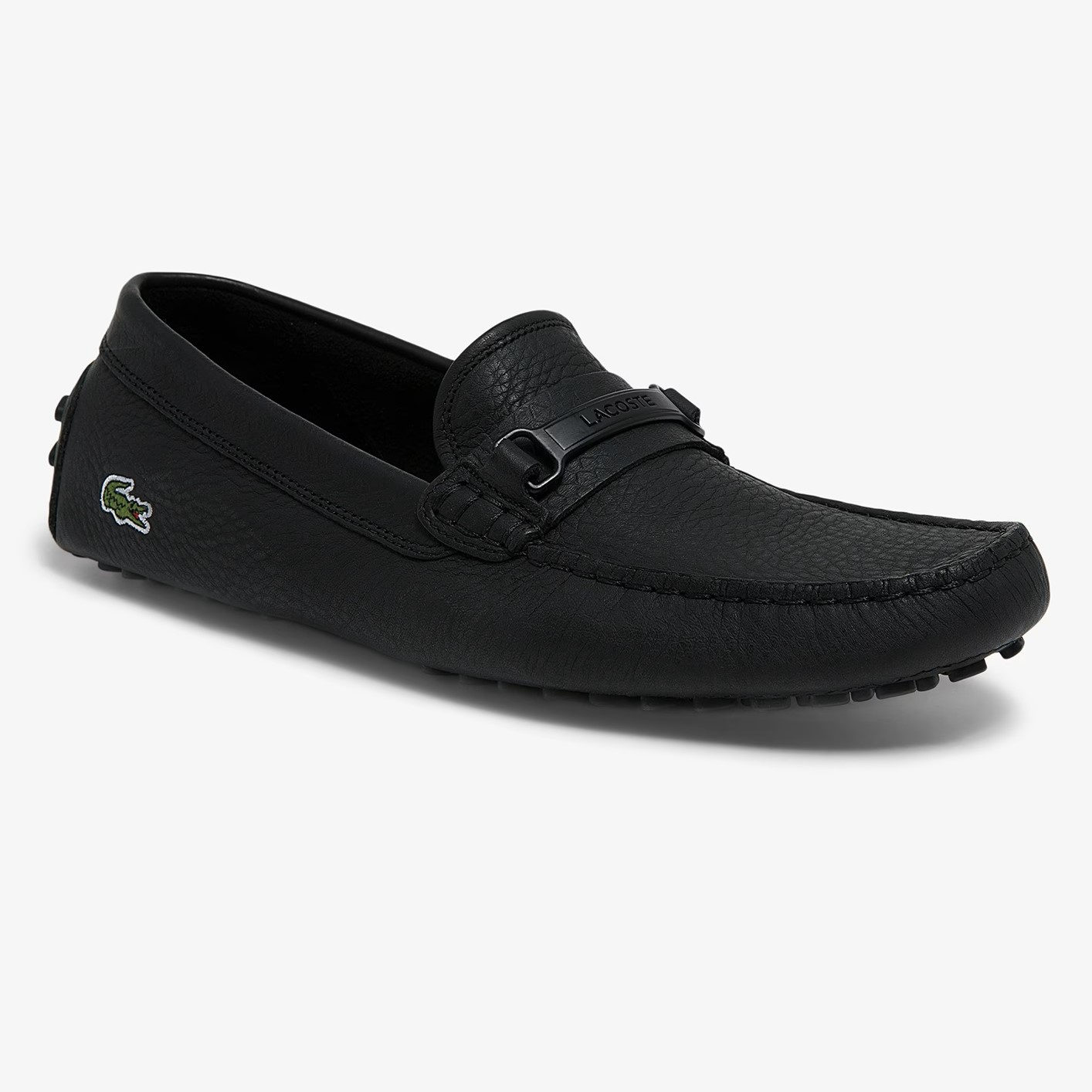 GIÀY TÂY LACOSTE ANSTED MEN’S LEATHER LOAFERS IN BLACK 1