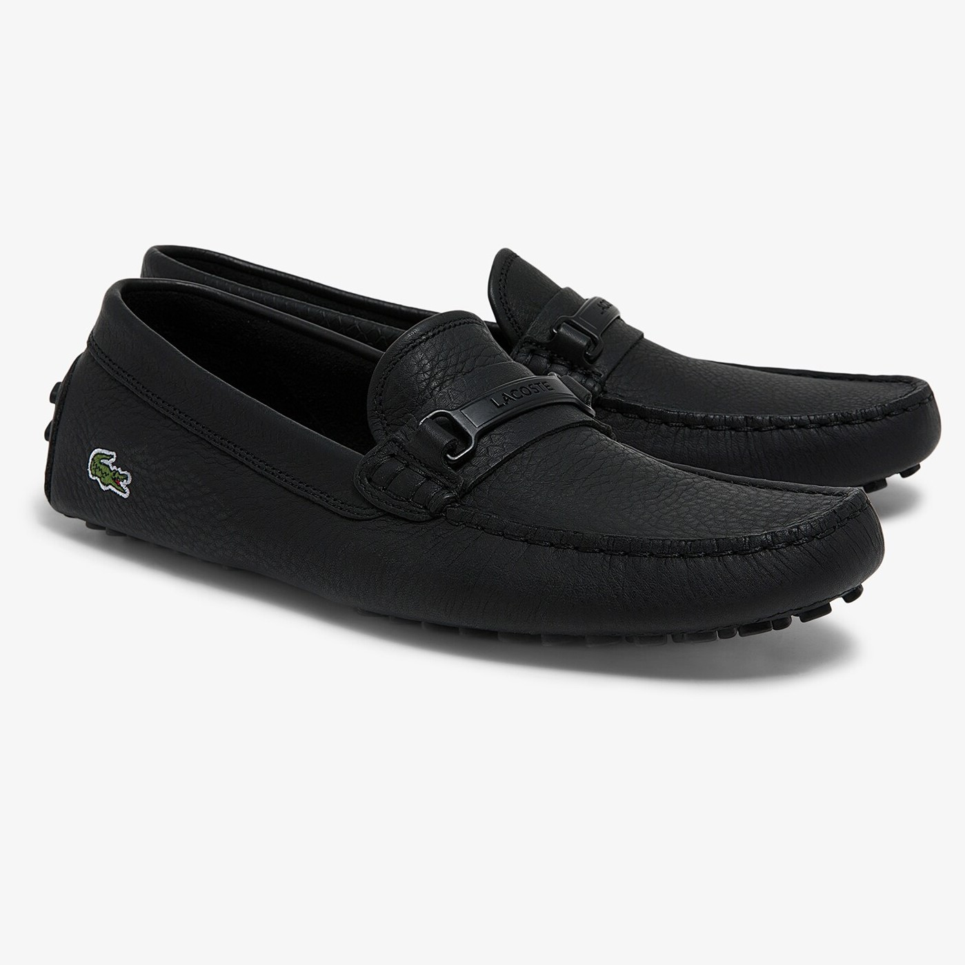 GIÀY TÂY LACOSTE ANSTED MEN’S LEATHER LOAFERS IN BLACK 8