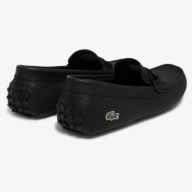 GIÀY TÂY LACOSTE ANSTED MEN’S LEATHER LOAFERS IN BLACK 9