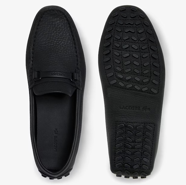GIÀY TÂY LACOSTE ANSTED MEN’S LEATHER LOAFERS IN BLACK 6