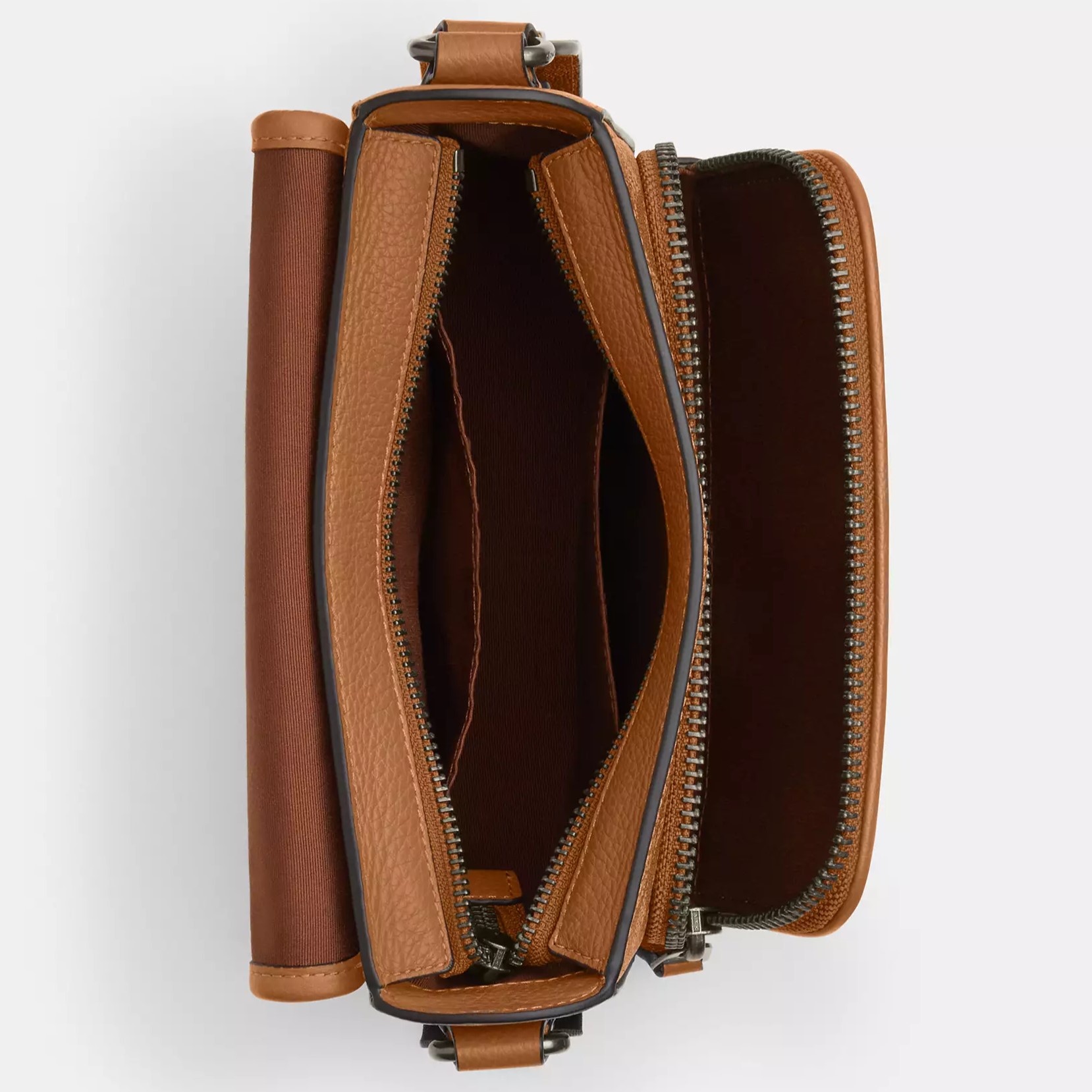 TÚI ĐEO CHÉO COACH NAM SULLIVAN FLAP CROSSBODY BAG IN COLORBLOCK SIGNATURE CANVAS CS604 1