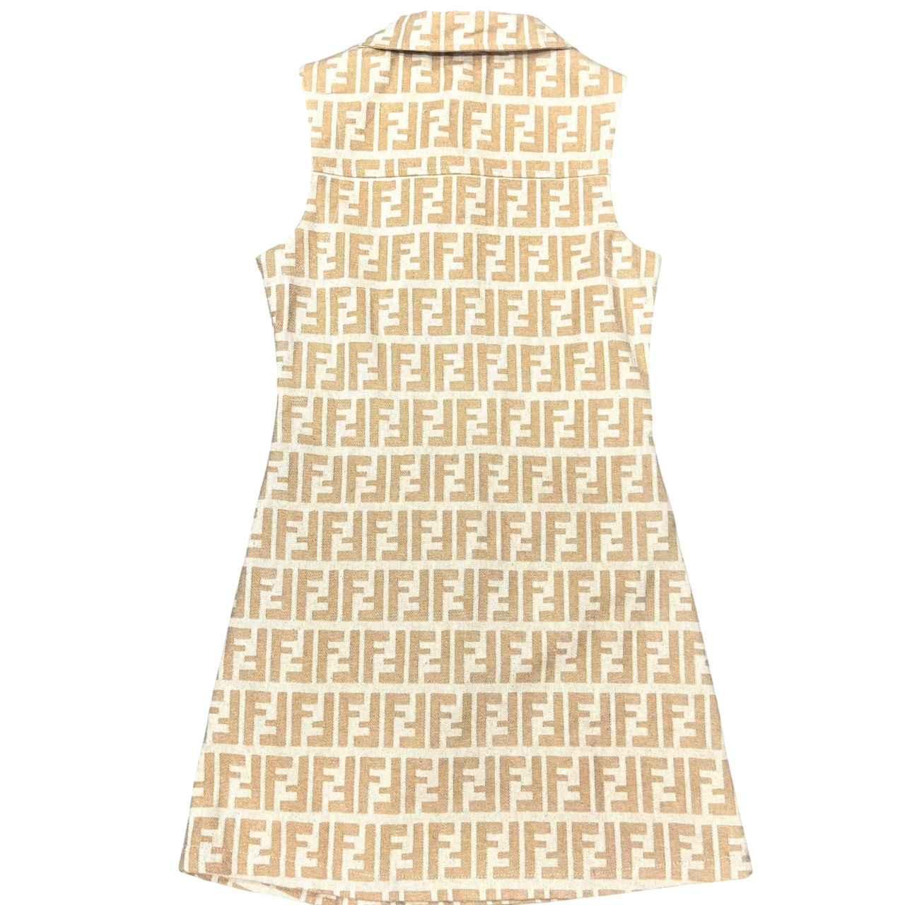 Đầm nữ thời trang cổ polo fendi 3
