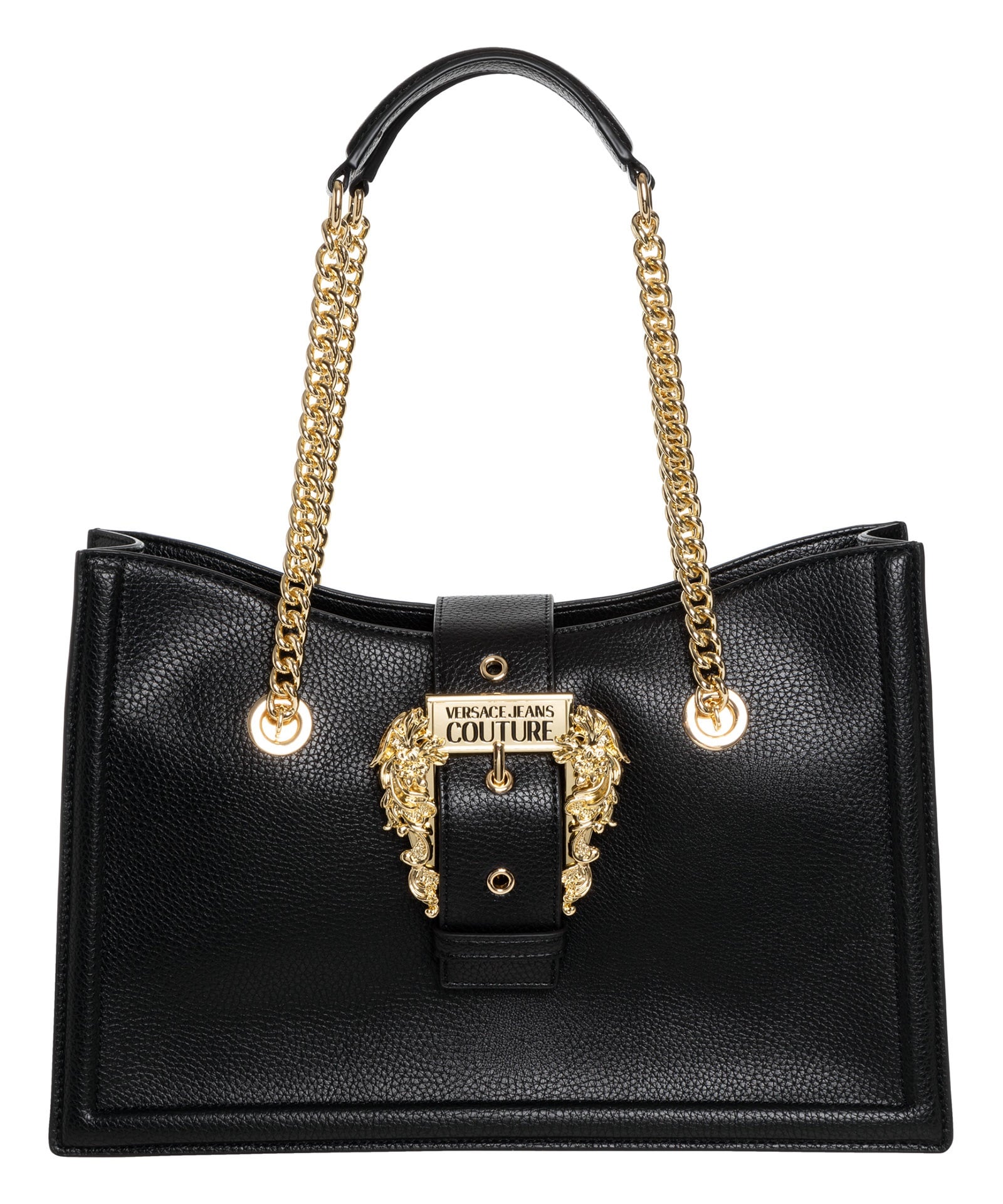 Túi đeo chéo nữ Versace Jeans Couture Baroque Buckle Tote Bag 75VA4BFE