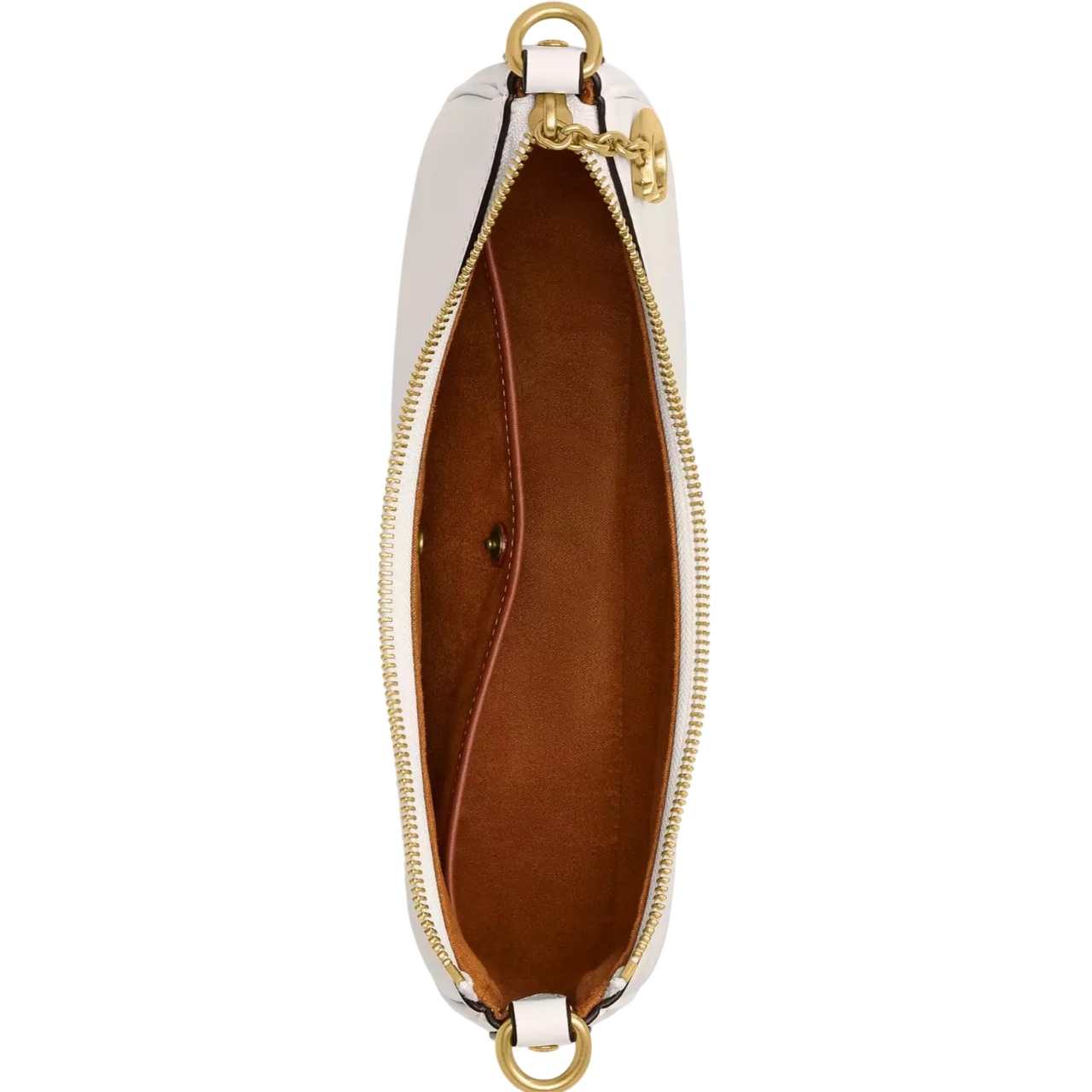 Túi kẹp nách Coach Mira Shoulder Bag Brass Chalk CM583 2