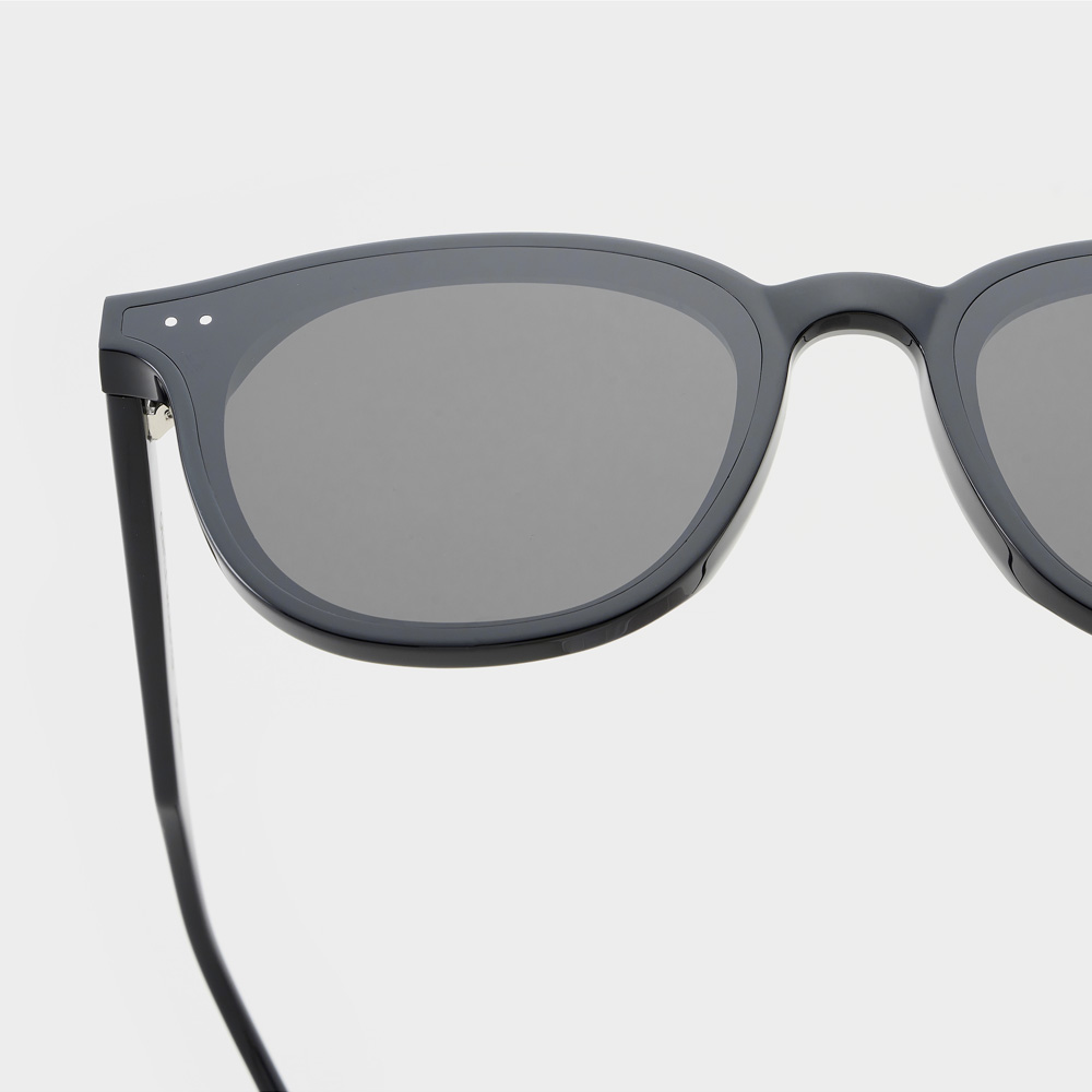 Kính mát Gentle Monster Lang 01 Black Lenses Round Acetate Frame 18