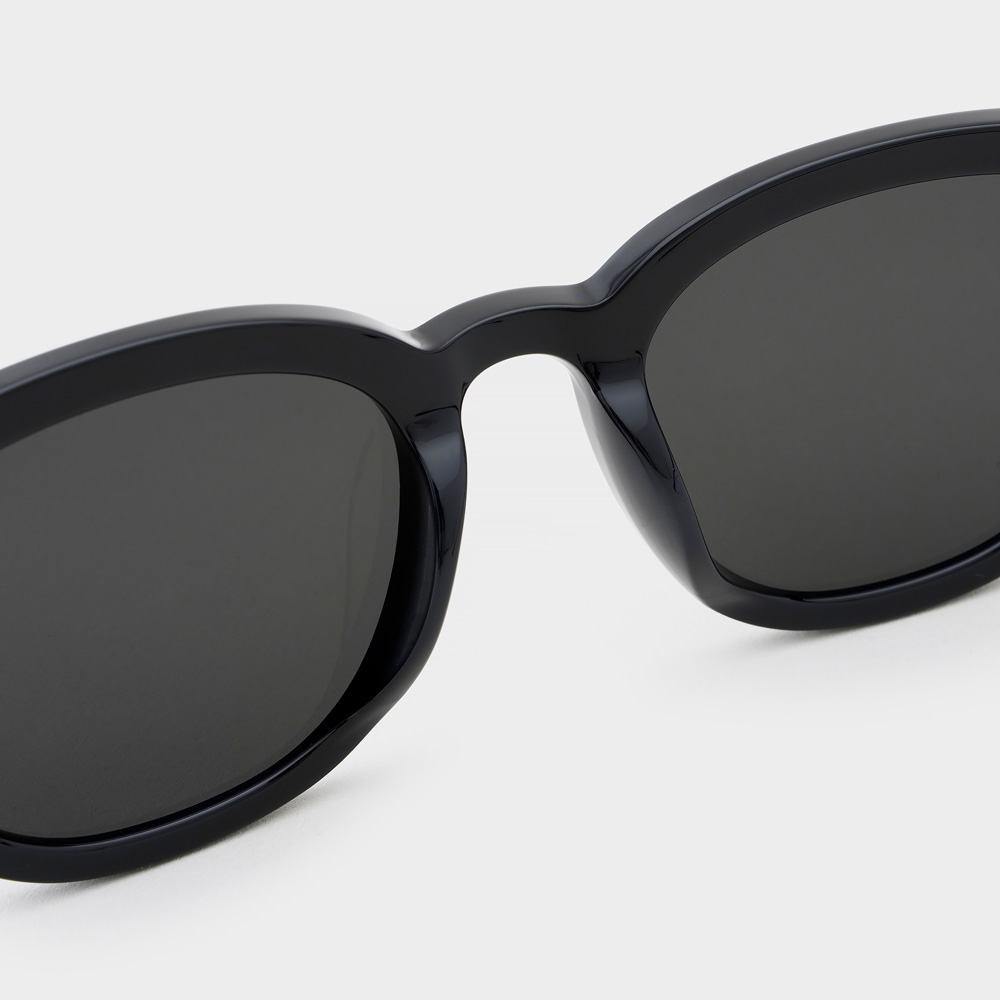 Kính mát Gentle Monster Lang 01 Black Lenses Round Acetate Frame 24