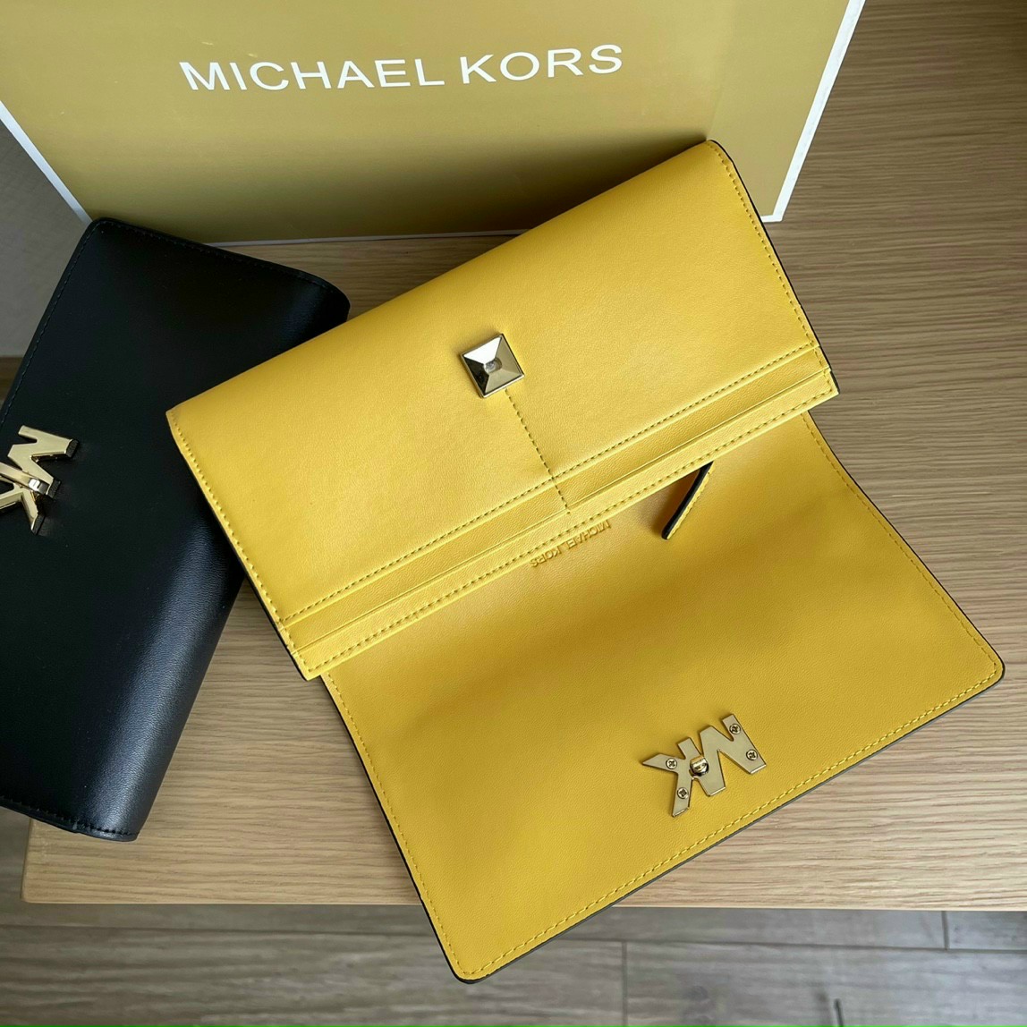 Ví MK nữ dài cao cấp | Bóp đựng tiền Michael Kors Signature Wallet Bag