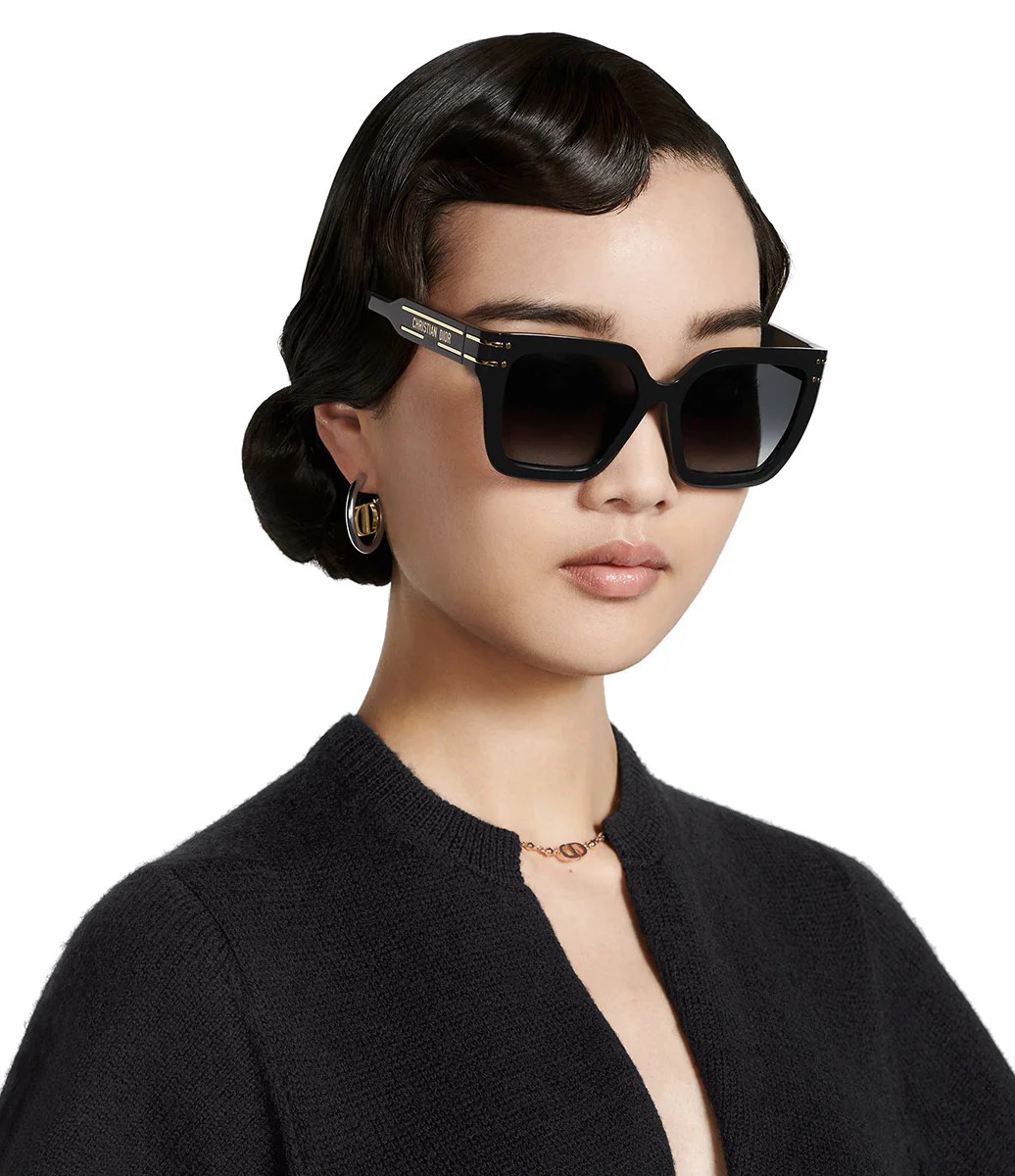 Kính mát Dior DiorSignature S10F Black Square Sunglasses 4