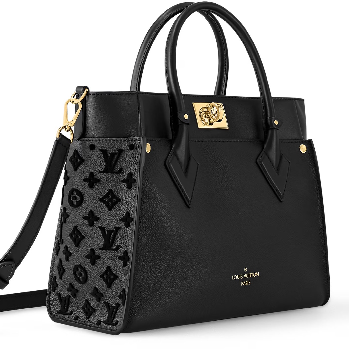 Túi xách Louis Vuitton On My Side MM Black 3