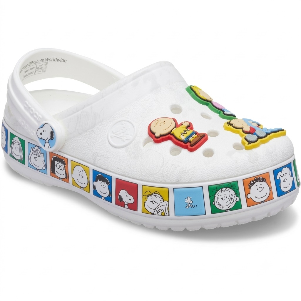 Giày sục Clog Crocs Crocband Peanuts 212116-90H 11