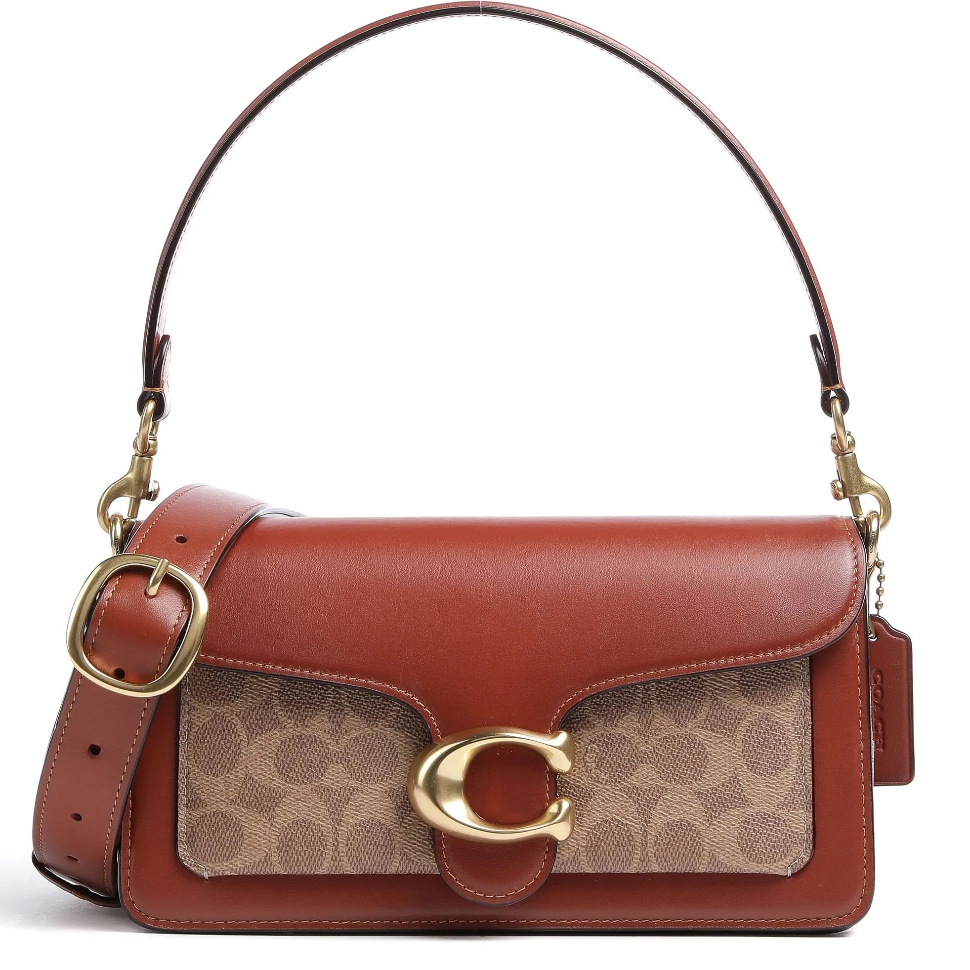 TÚI ĐEO CHÉO COACH NỮ TABBY SHOULDER BAG 26 IN SIGNATURE COATED CANVAS AND REFINED CALF LEATHER CI032 1