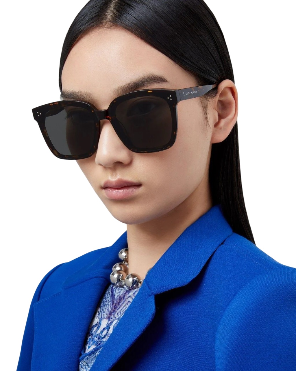 Mắt kính Gentle Monster Dreamer 17 T1 Black Lenses Oversized Square Flatbar Frame 6