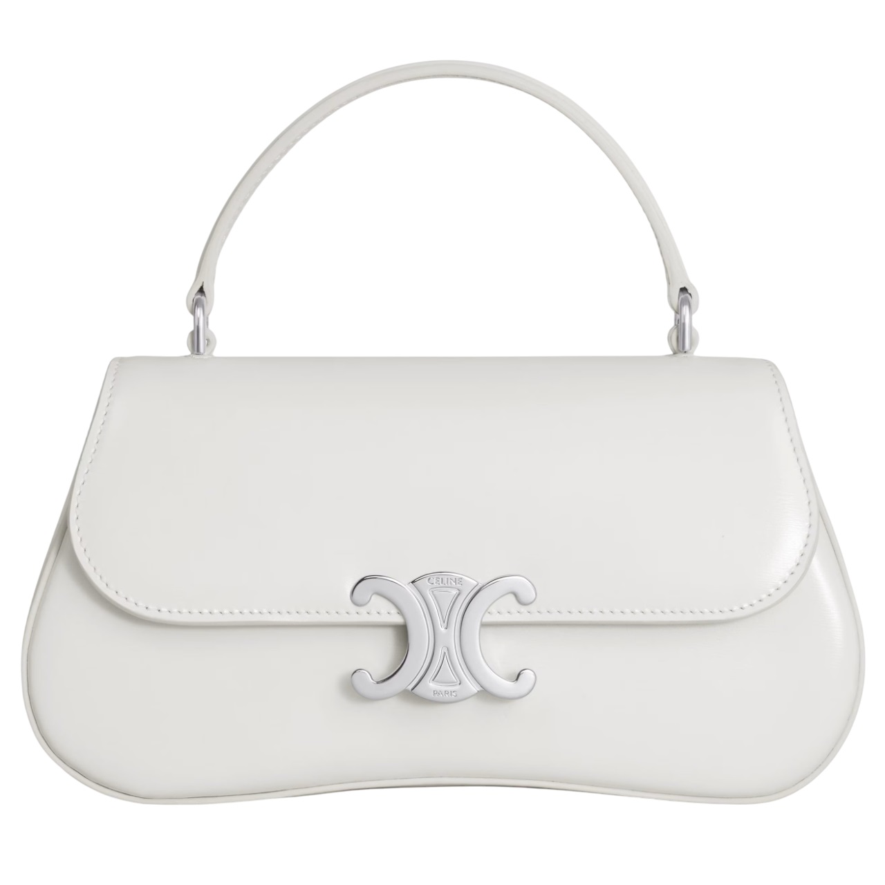 Túi xách Celine Teen Lola In Shiny Calfskin White 5