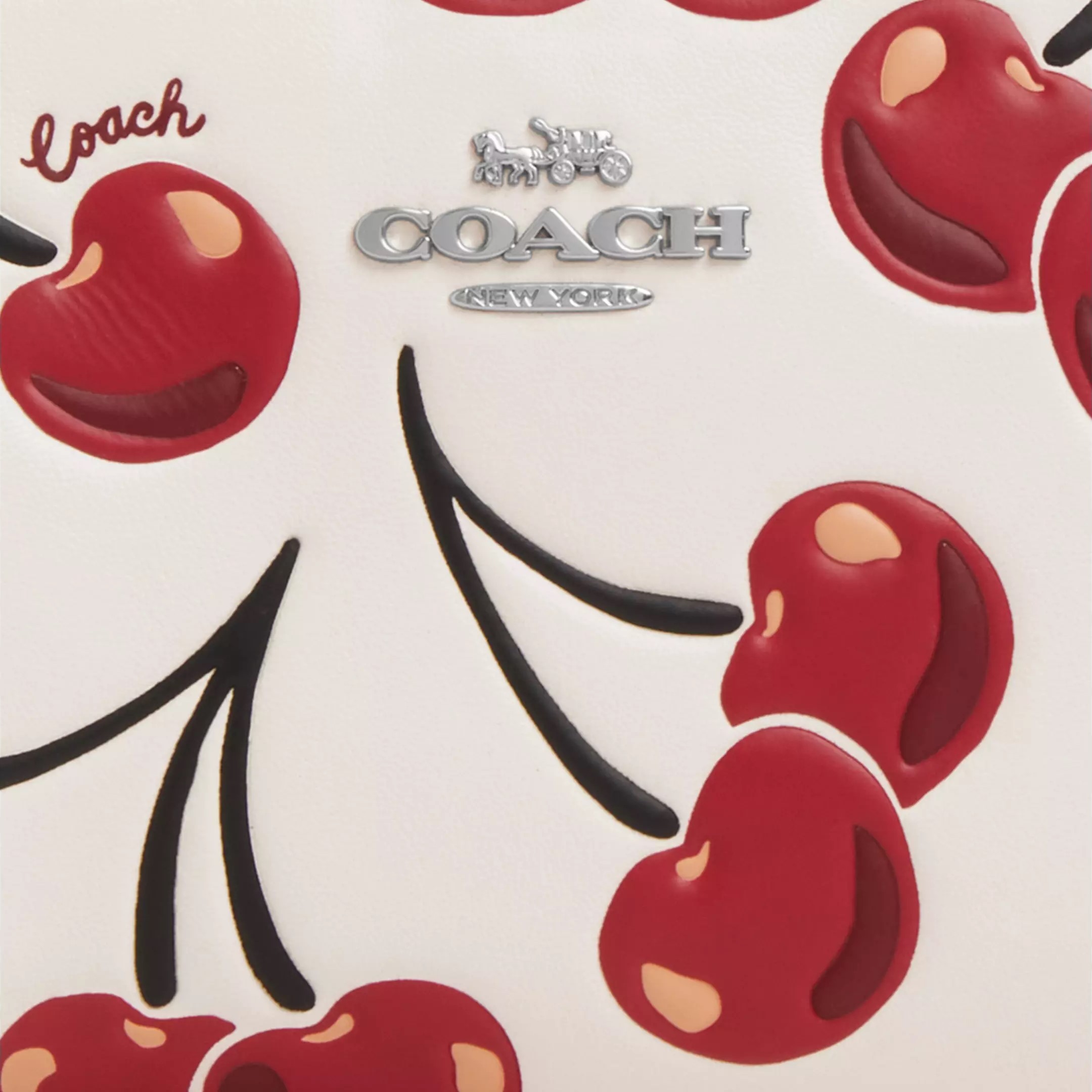 Ví ngắn Coach Snap Wallet With Cherry Print CZ618 1