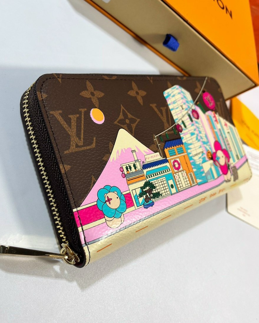 VÍ NỮ DÀI HỌA TIẾT LIMITED LV LOUIS VUITTON ZIPPY WALLET MONOGRAM CANVAS WALLETS AND SMALL LEATHER GOODS M81630 3
